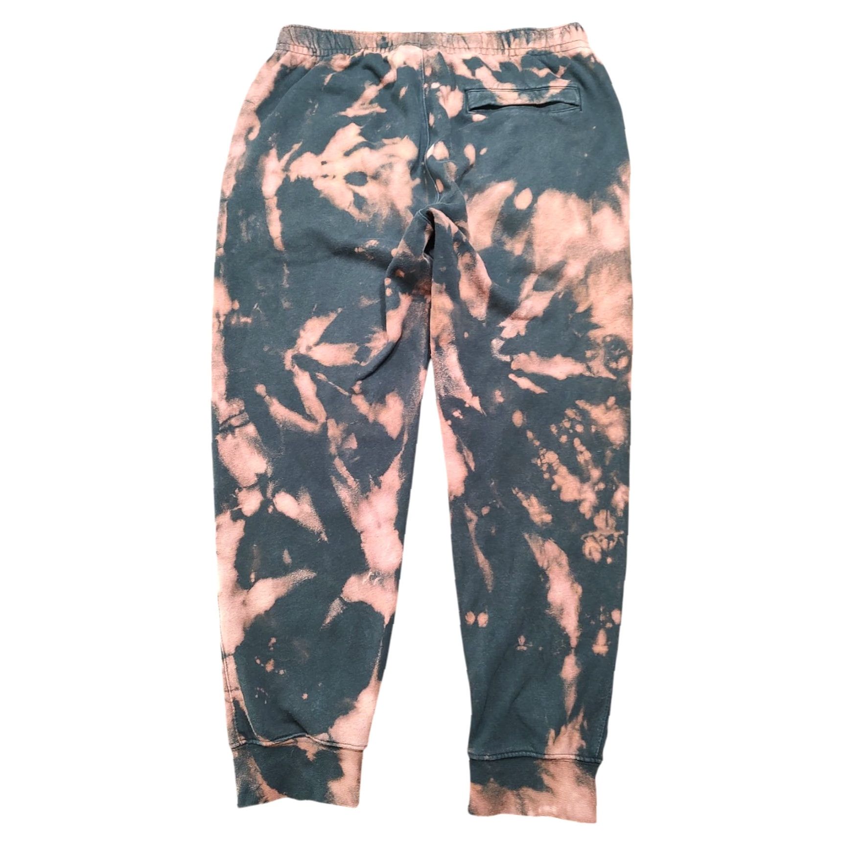 Nike Nike Sweatpants Mens Large Black Acid Wash Tie Dye Fleece Club 90s Size US 33 - 3 Thumbnail