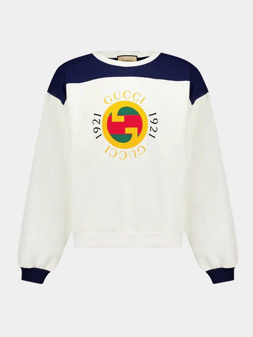 Gucci o1mt1gz0525 Cotton Jersey Sweatshirt With Print Multicolor Size US XXL / EU 58 / 5 - 1 Thumbnail