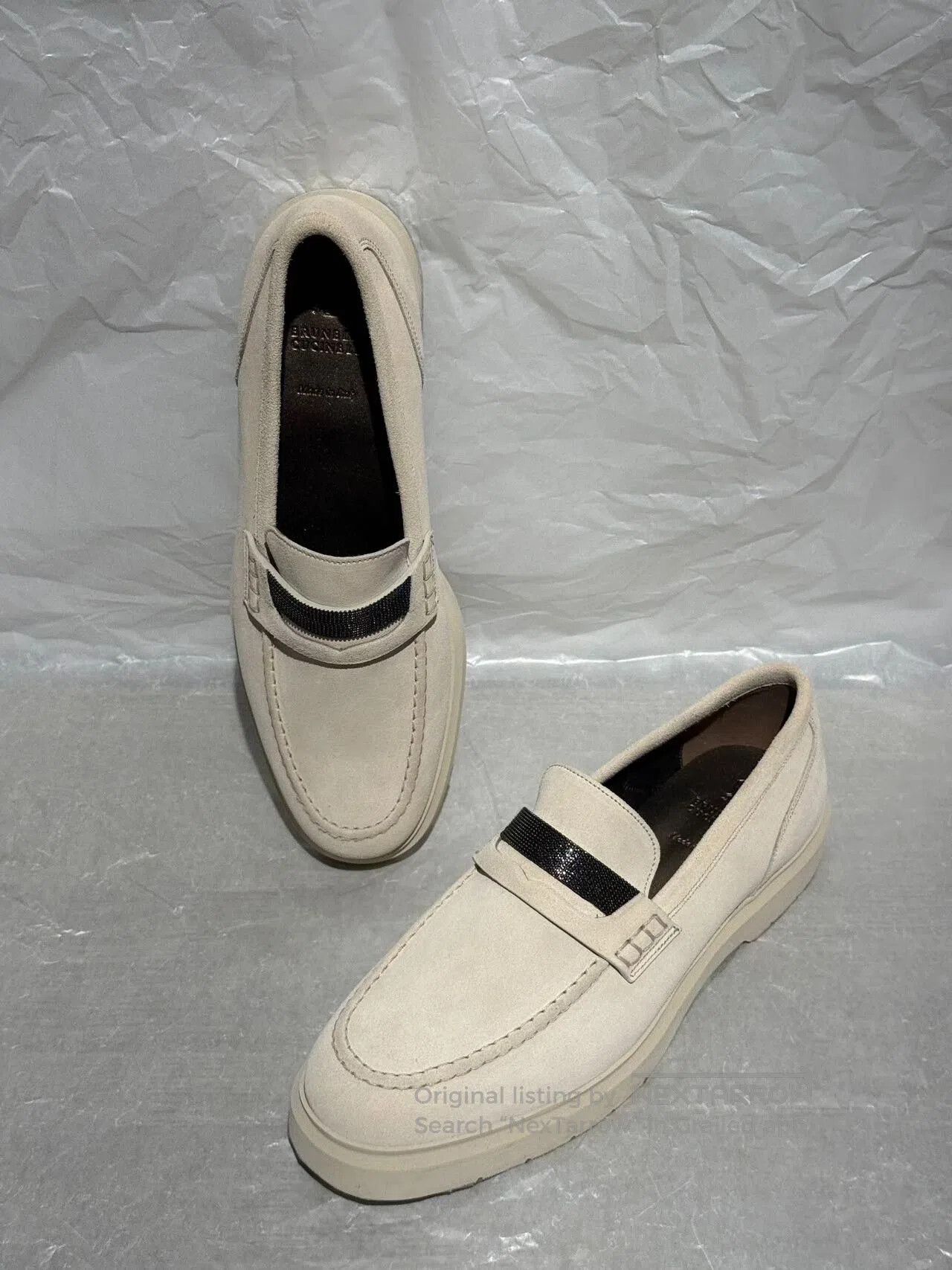 Brunello Cucinelli Brunello Cucinelli Suede Loafers for Women. Size US 7.5 / IT 37.5 - 3 Thumbnail