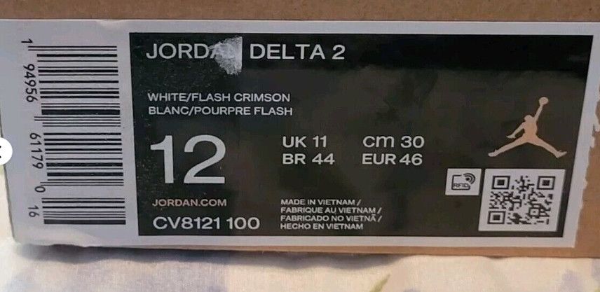 Nike Nike Jordan Men's Shoes Delta 2 Thermo White Size 12 US Size US 12 / EU 45 - 10 Thumbnail