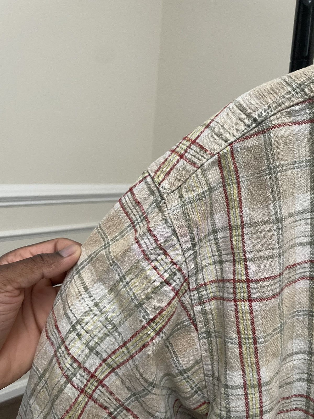 Polo Ralph Lauren Vintage Brown Button Up Plaid Shirt 90s Y2K Stussy Size US XL / EU 56 / 4 - 4 Thumbnail