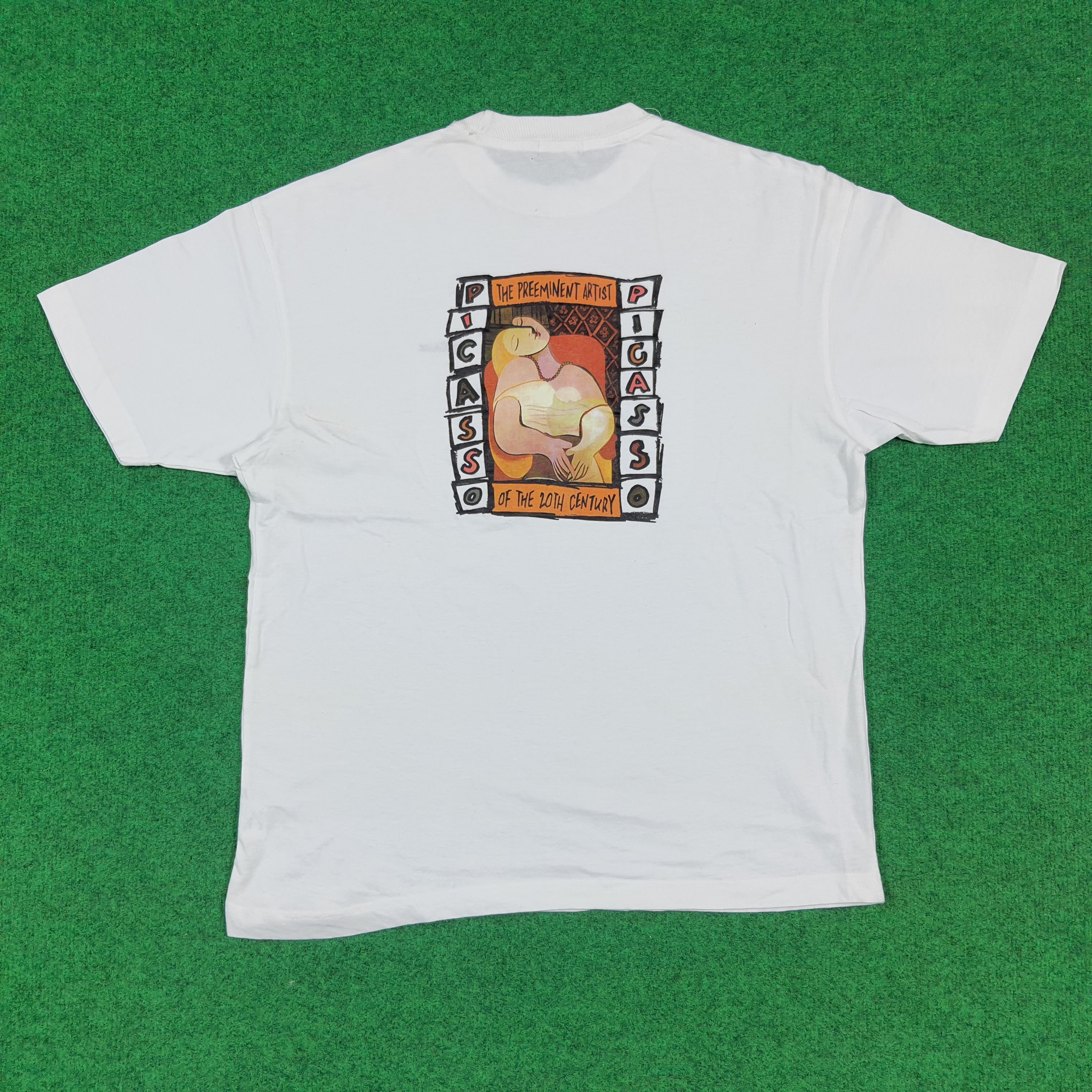 Vintage Vintage Pablo Picasso Le Reve Portrait Graphic Tee C301N10 Size US L / EU 52-54 / 3 - 1 Thumbnail