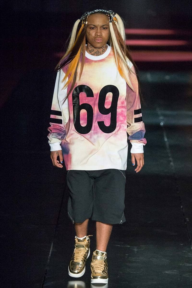 Hood By Air HBA FW14 69 printed tie dye long sleeve shirt Size US M / EU 48-50 / 2 - 8 Thumbnail