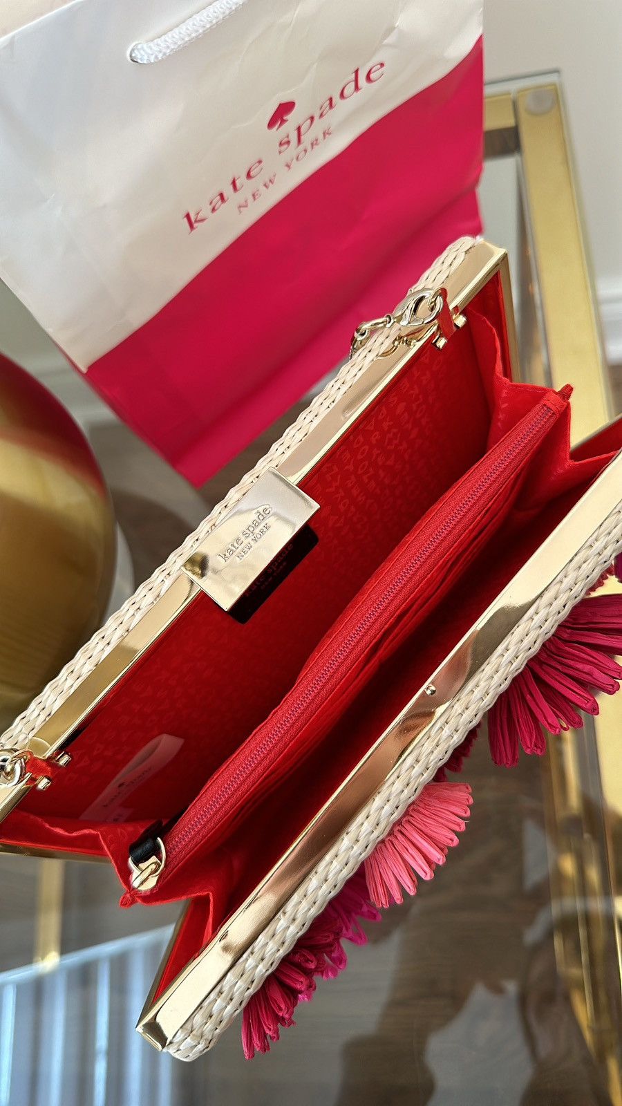 Kate Spade Kate Spade Emanuelle Montigo Avenue Clutch Floral 3D Bag Size ONE SIZE - 6 Thumbnail