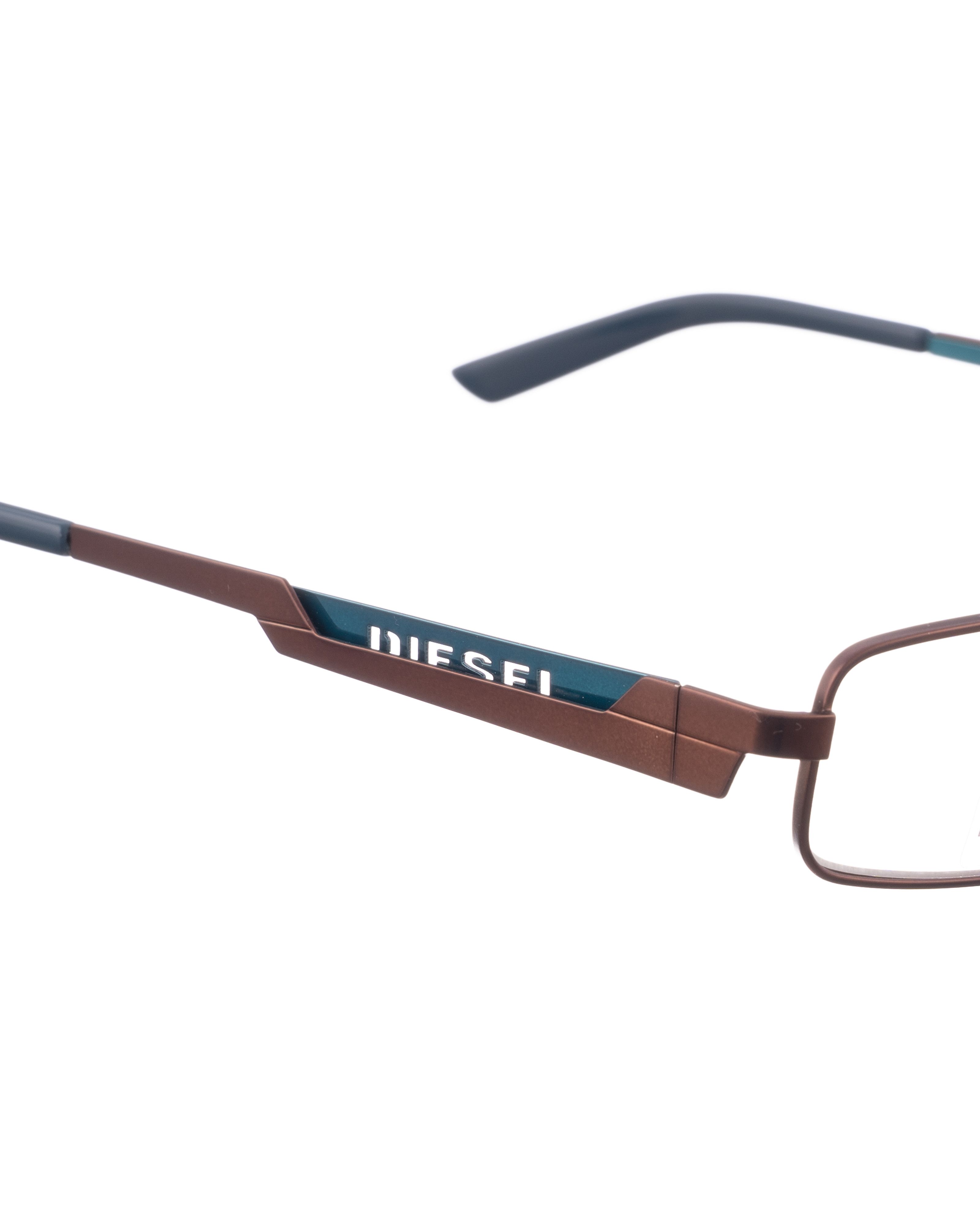 Diesel Diesel 00s Metallic Brown and Turquoise Glasses Size ONE SIZE - 1 Thumbnail