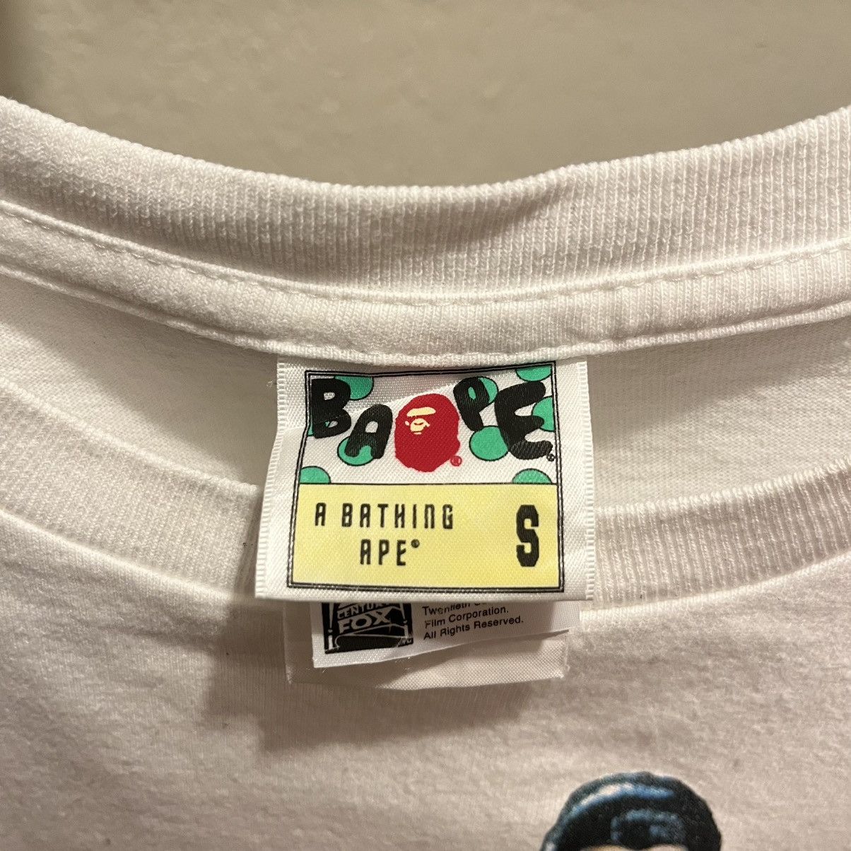 Bape 2014 Bape x plane of the apes t shirt Size US S / EU 44-46 / 1 - 3 Thumbnail