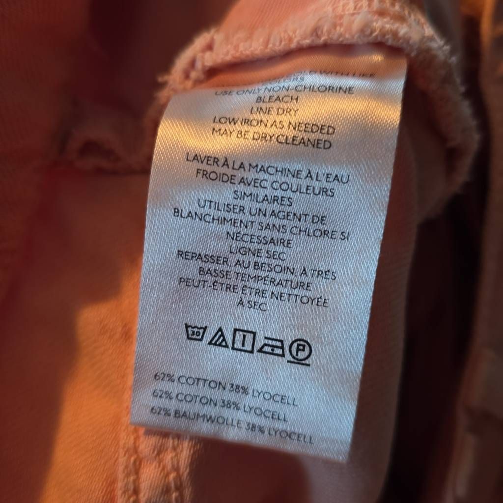 Anthropologie Pilcro Anthropologie Women's Size 14 Pink Rose Orange Pleate Size 36" / US 14 / IT 50 - 3 Thumbnail