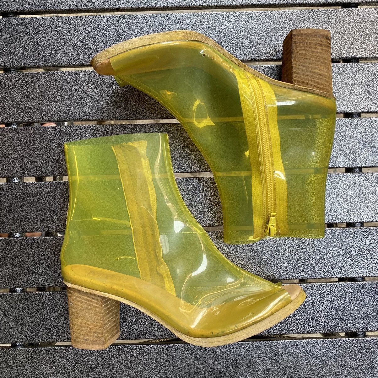 Maison Margiela MM6 PVC Transparent Ankle Boots Size US 8.5 / IT 38.5 - 6 Thumbnail
