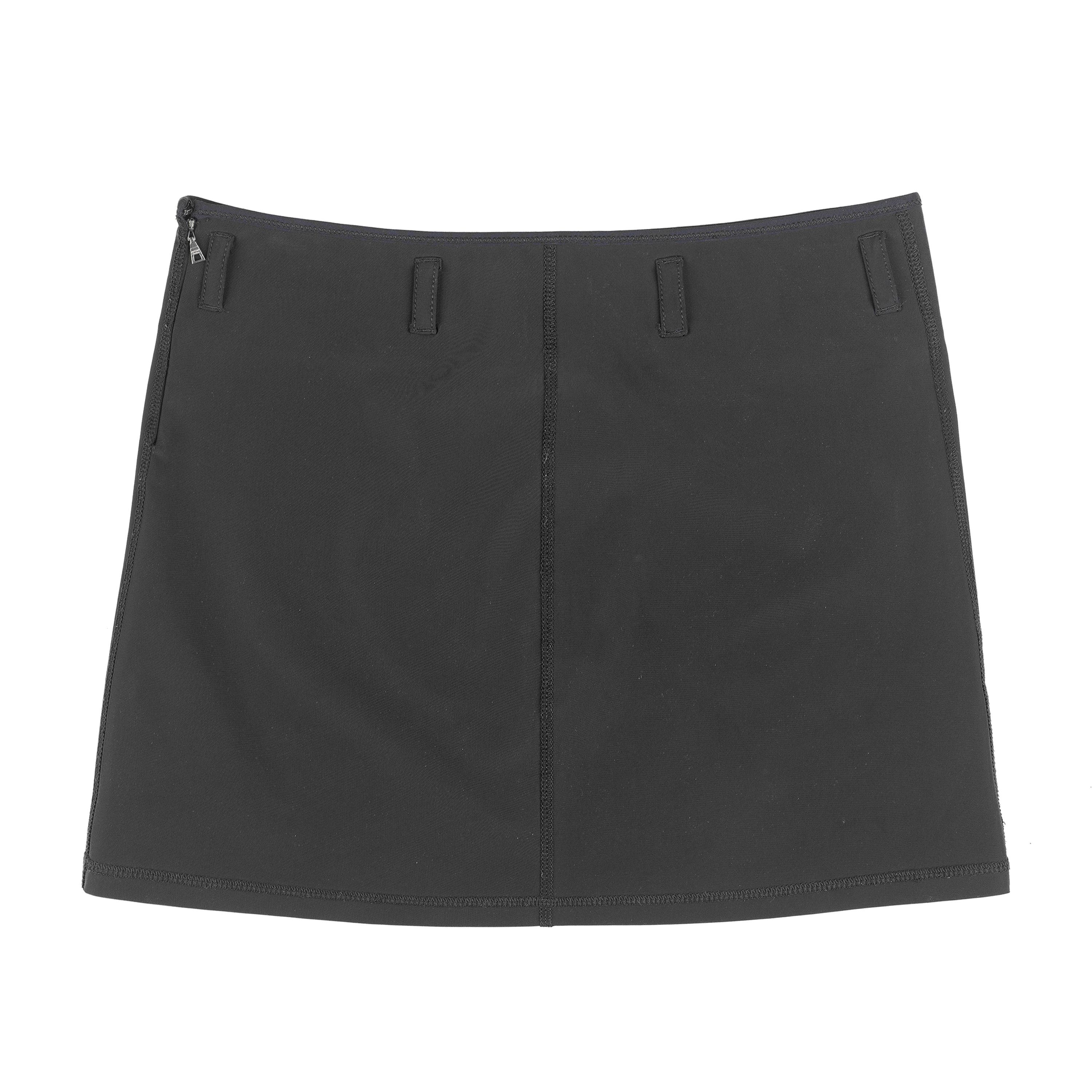 Prada Prada Black Mini Skirt (S-M) Size 27" / US 4 / IT 40 - 2 Thumbnail