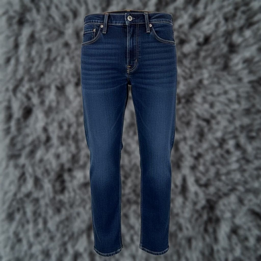 Levi's Levi's 512 Jeans Slim Tapered Zip Fly 30x30 Blue Dark Wash Denim Logo Pockets Men Size US 30 / EU 46 - 1 Thumbnail