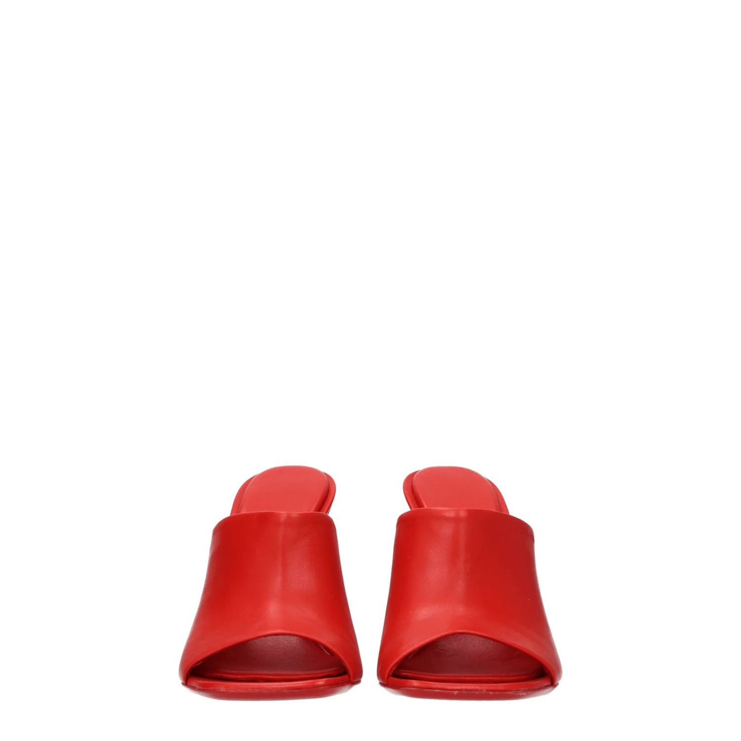Salvatore Ferragamo ob1o1e1224 Leather Sandals in Red Size US 5.5 / IT 35.5 - 3 Thumbnail