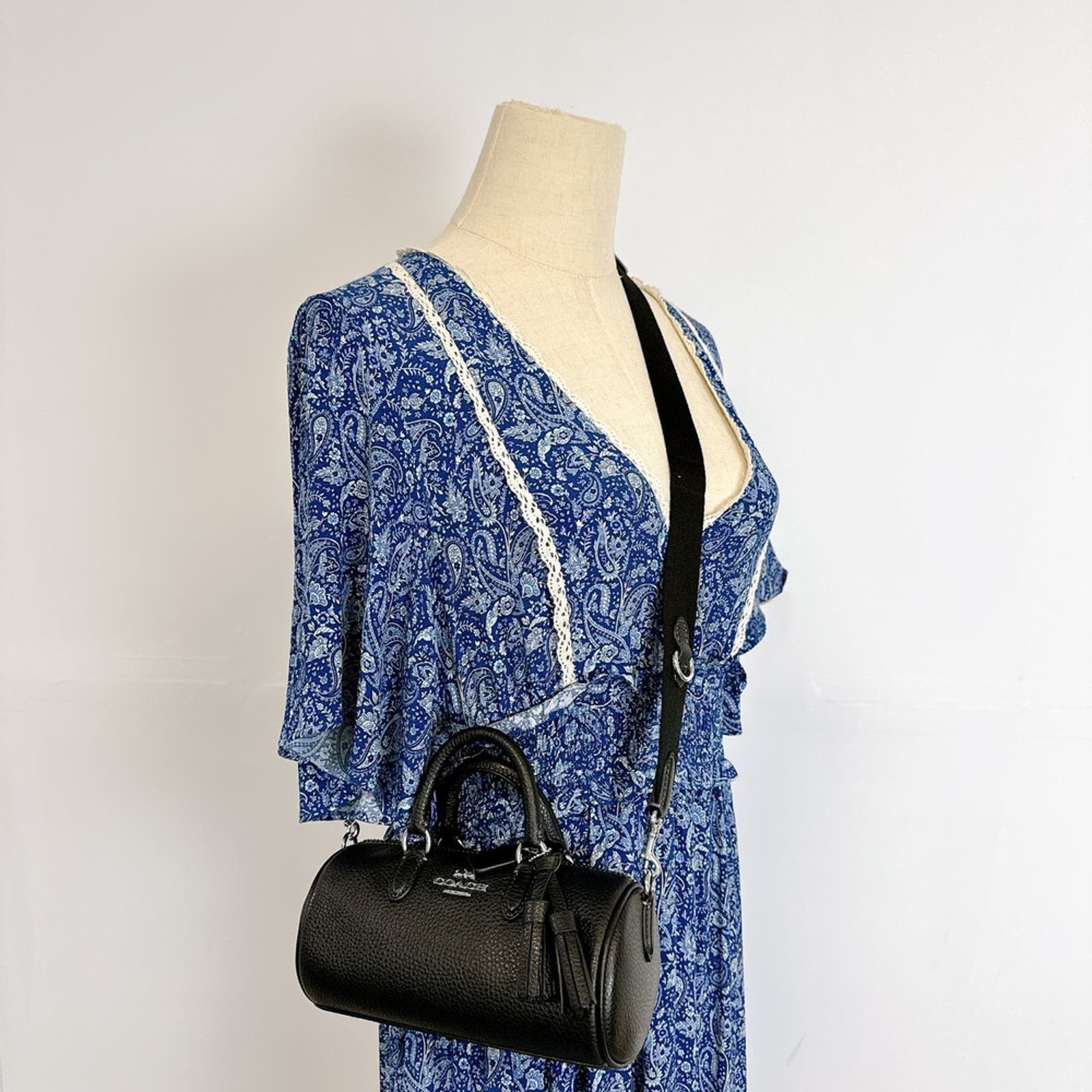 image of Coach Cj571 Lacey Crossbody In Black, Women's
