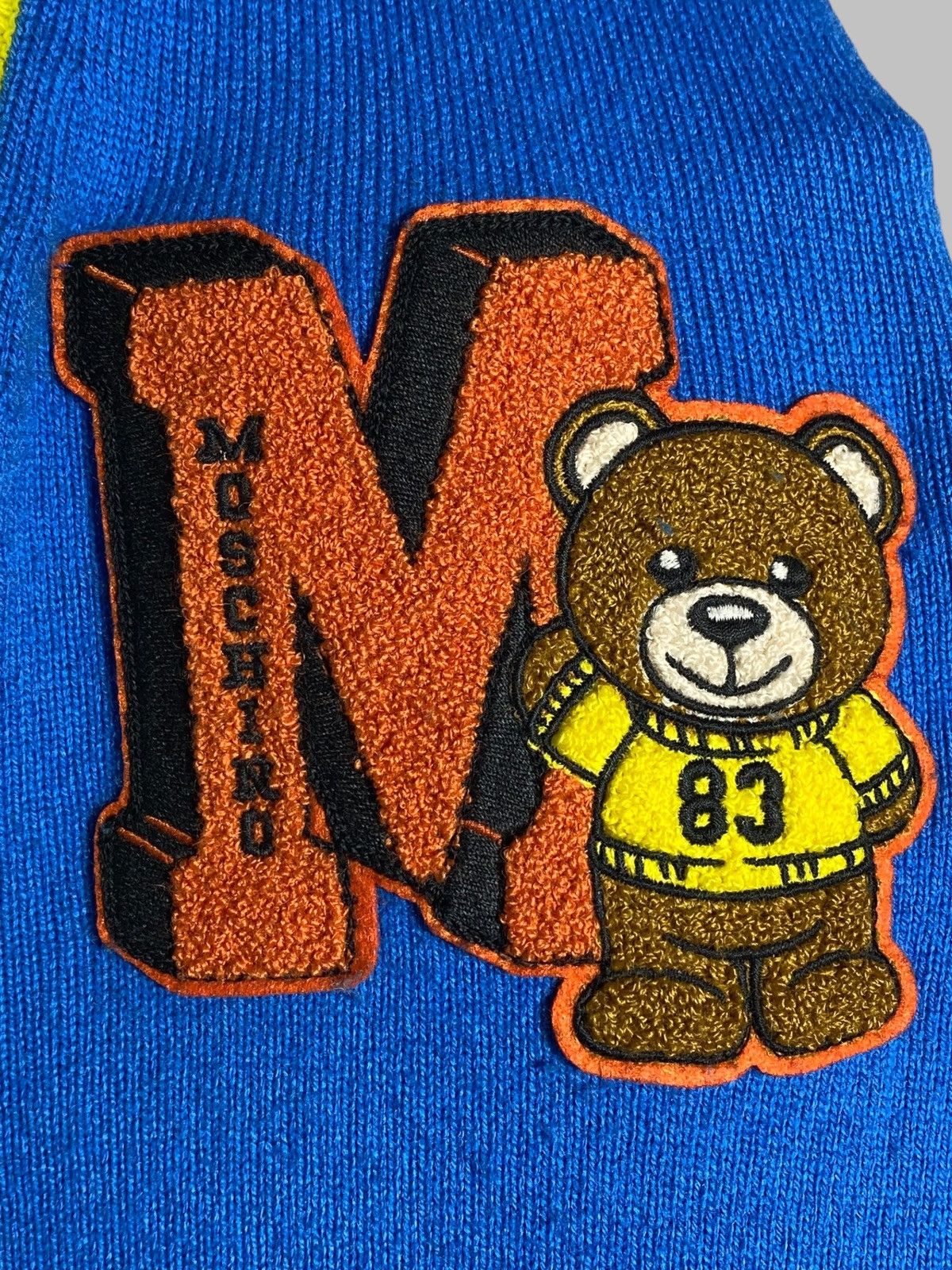 Moschino 🔥 MOSCHINO COUTURE CARDIGAN BEAR COLLEGE LOOK Y2K Size US L / EU 52-54 / 3 - 4 Thumbnail