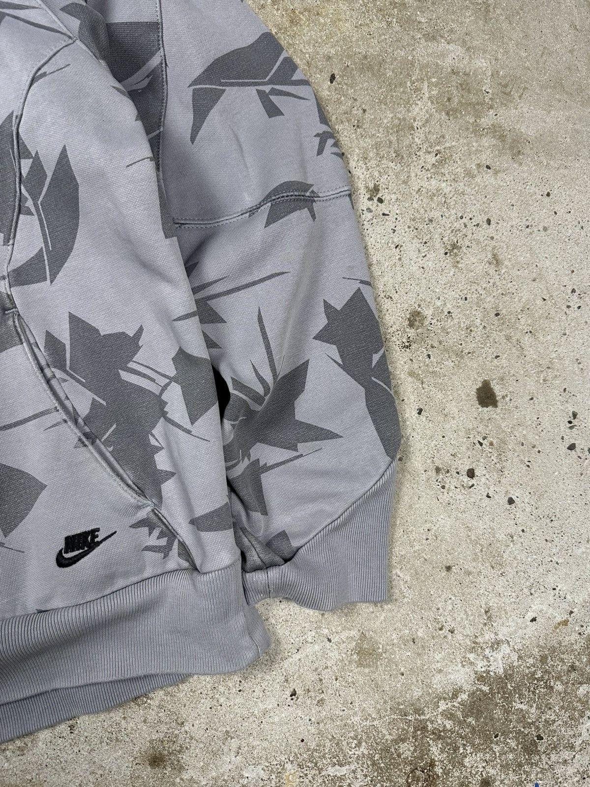 Nike Vintage Y2K Nike Air Grey Boxy Fit Hoodie Sweatshirt Swoosh Size US M / EU 48-50 / 2 - 8 Thumbnail