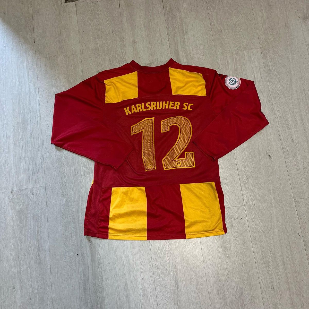 Nike Vintage Kaiserlautern matchworn longsleeve shirt #12 Size US L / EU 52-54 / 3 - 3 Thumbnail