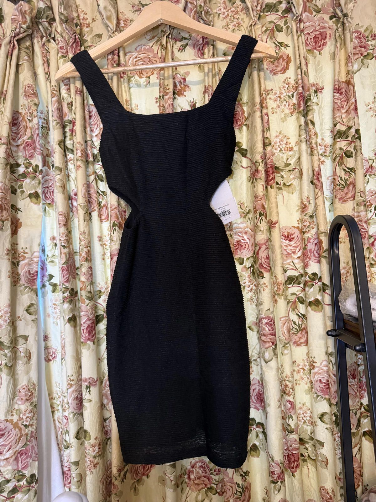 Other Rumer Rosa Square Neck Mini Dress - Black XS Size XS / US 0-2 / IT 36-38 - 1 Thumbnail