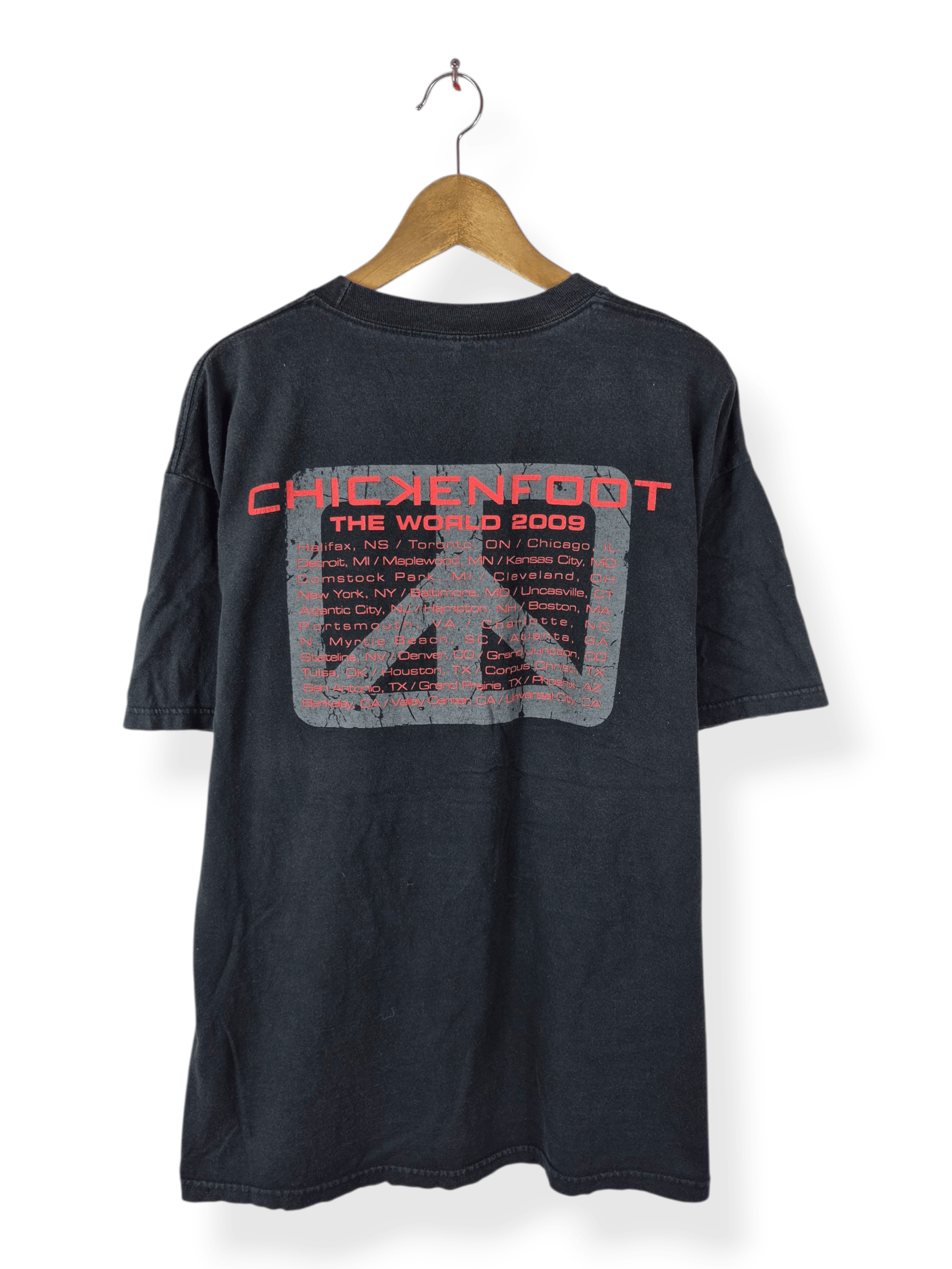Band Tees 🔥 Chickenfoot The World Tour 2009 Rock Band Tees Size US XL / EU 56 / 4 - 2 Thumbnail