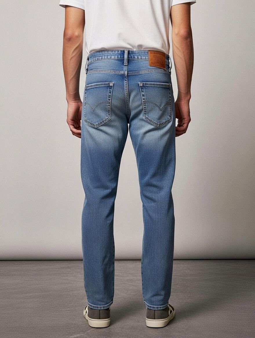 Levi's Levi's Slim Fit Distressed Blue Jeans Size US 28 / EU 44 - 3 Thumbnail