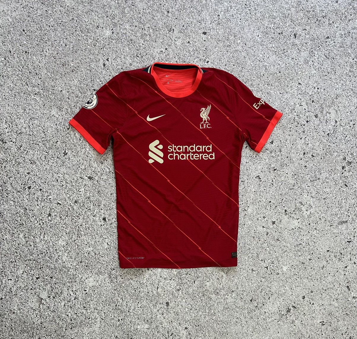 Nike × Vintage Nike FC Liverpool 2021 2022 Home Football Soccer Jersey Size US L / EU 52-54 / 3 - 3 Thumbnail