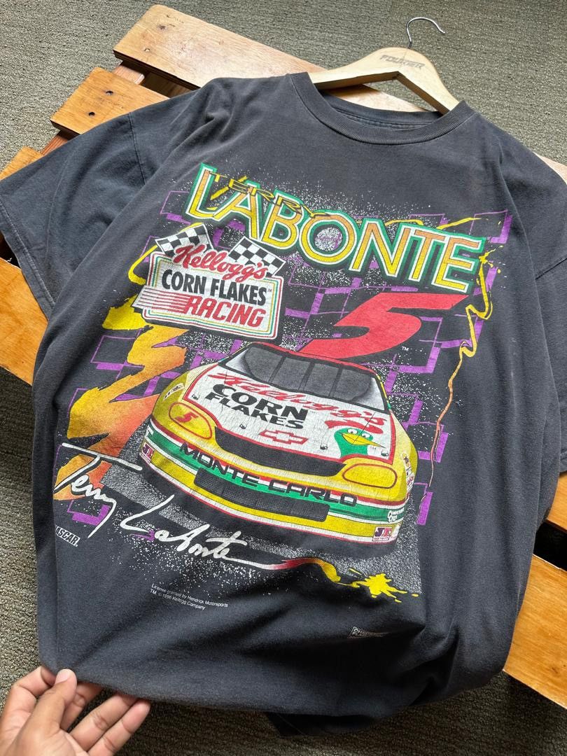 NASCAR VINTAGE NASCAR TERRY LABONTE TAG TULTEX Size US XL / EU 56 / 4 - 2 Thumbnail