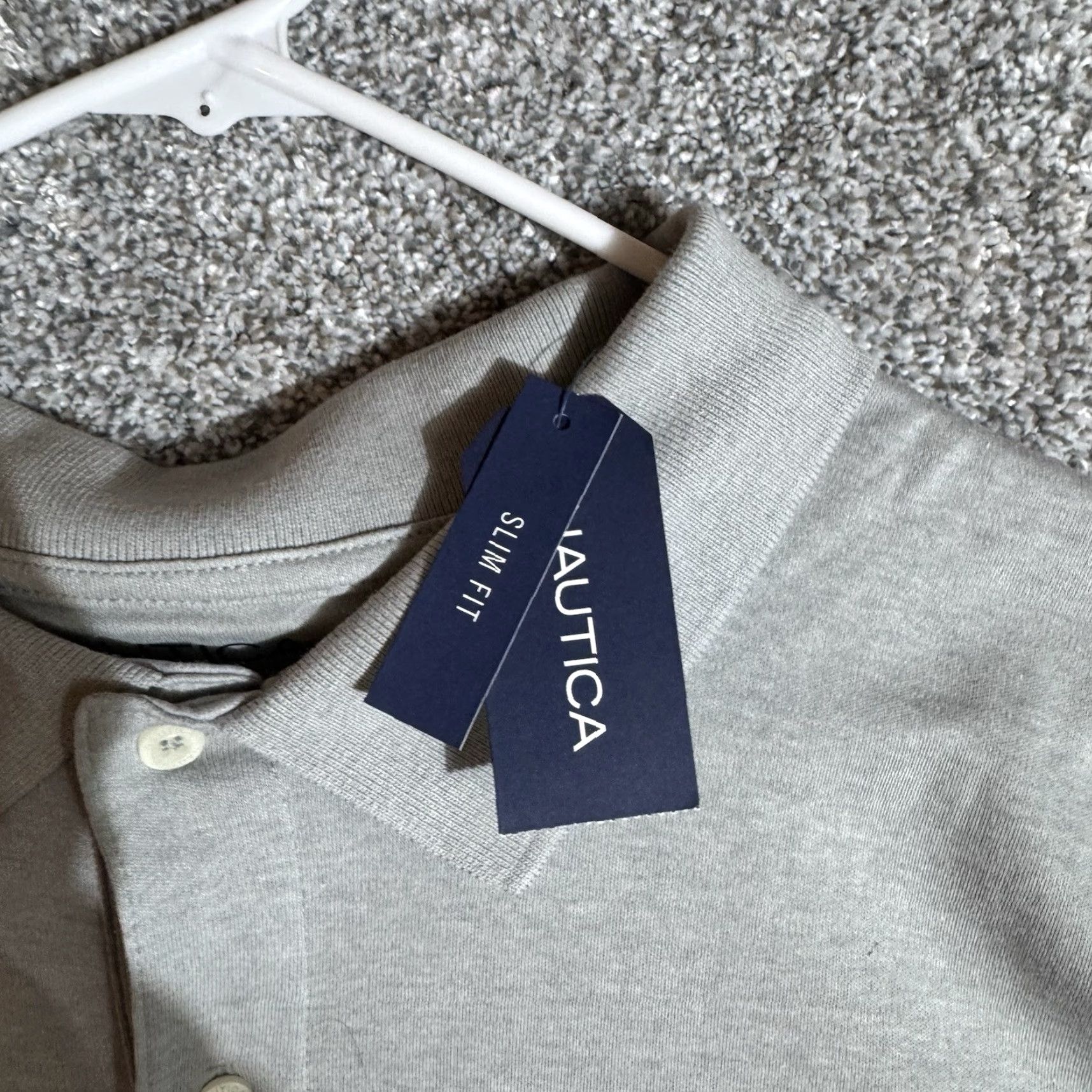 Nautica **Nautica Mens Preppy Polo Shirt Size 3XL Slim Fit Heathered** User: **Nautica Mens Preppy Polo Shirt Size 3XL Slim Fit Heathered** Size US XXL / EU 58 / 5 - 4 Thumbnail
