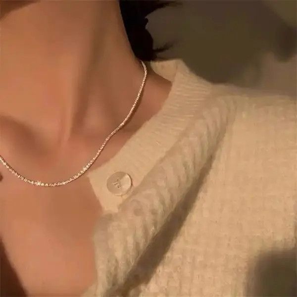 Jewelry Minami x Fumie Sparkling Silver Color Choker Necklace Size ONE SIZE - 5 Thumbnail