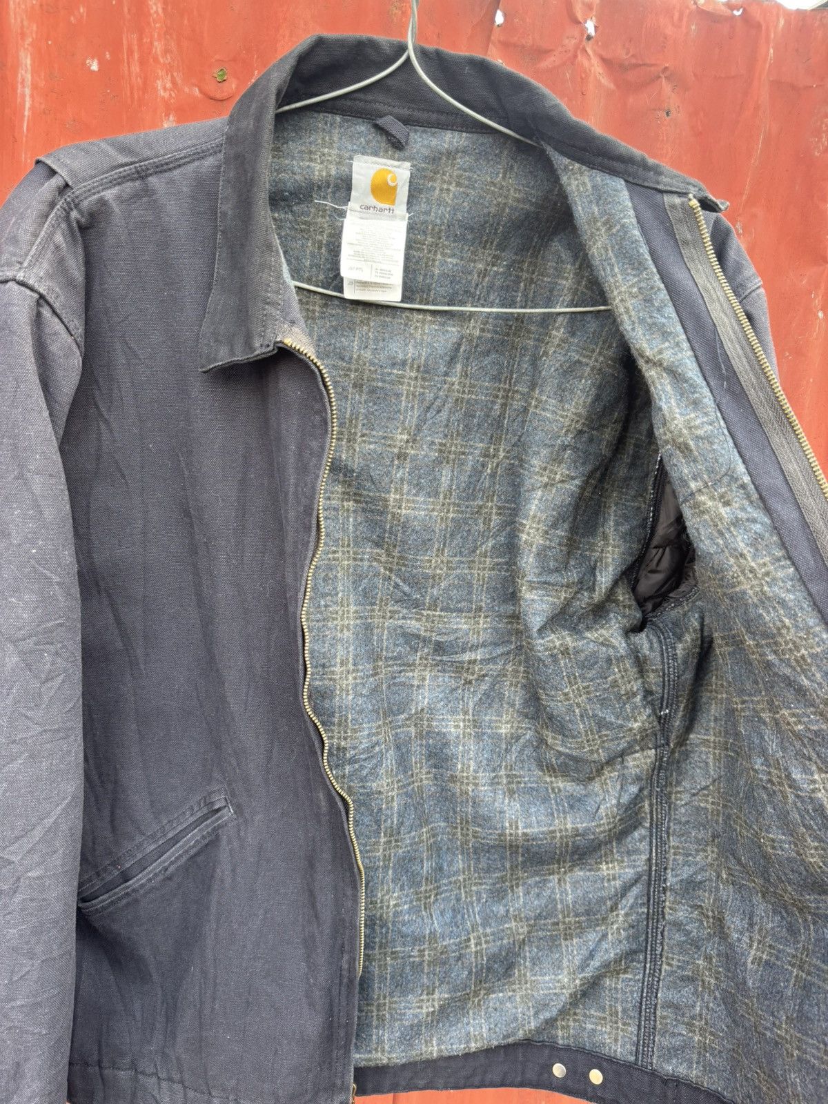 Carhartt Vintage Carhartt detroit blue Lined J97 PTL SMALL Jacket Size US XL / EU 56 / 4 - 13 Thumbnail