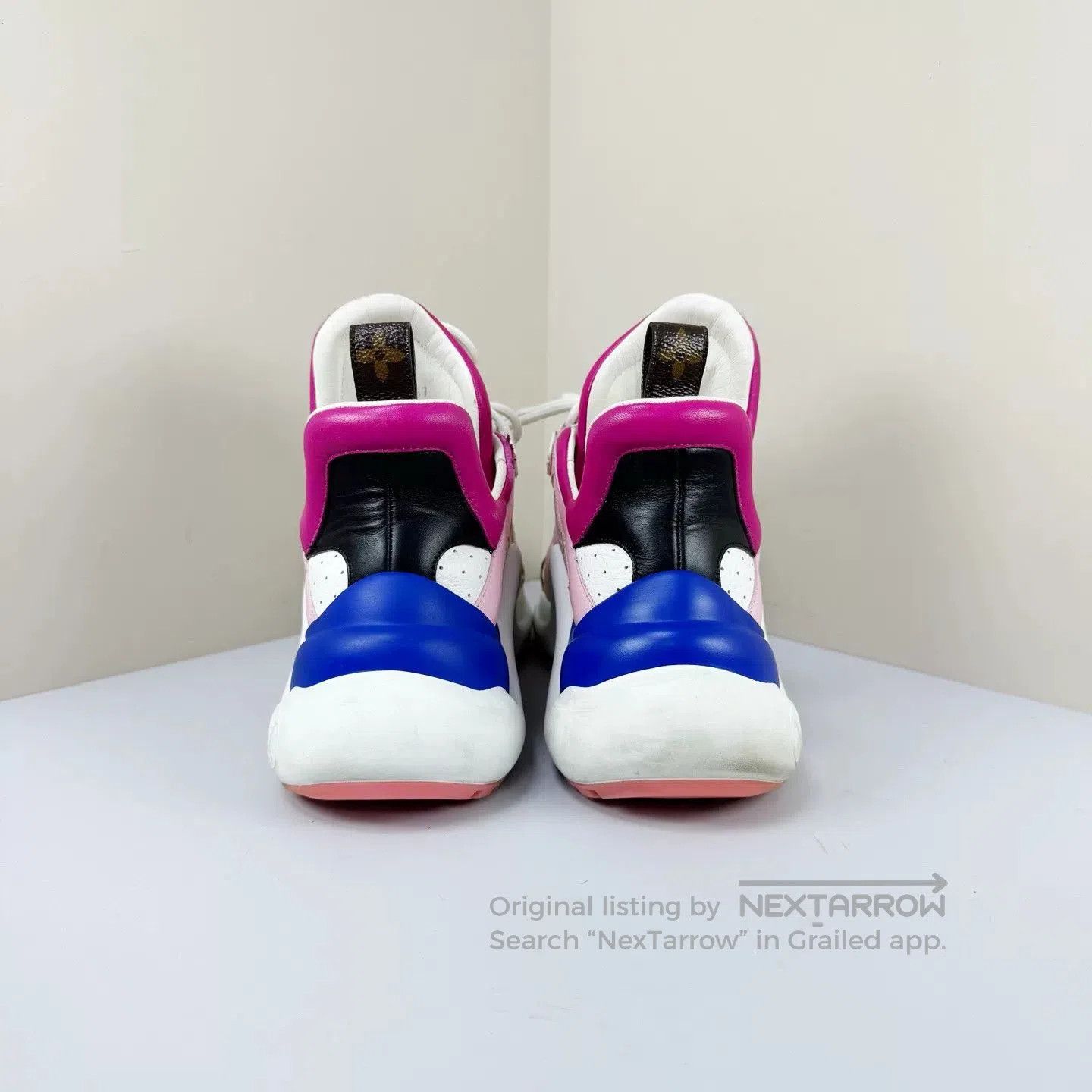 Louis Vuitton Louis Vuitton Archlight Pink White Dad Shoes. Size US 6 / IT 36 - 3 Thumbnail