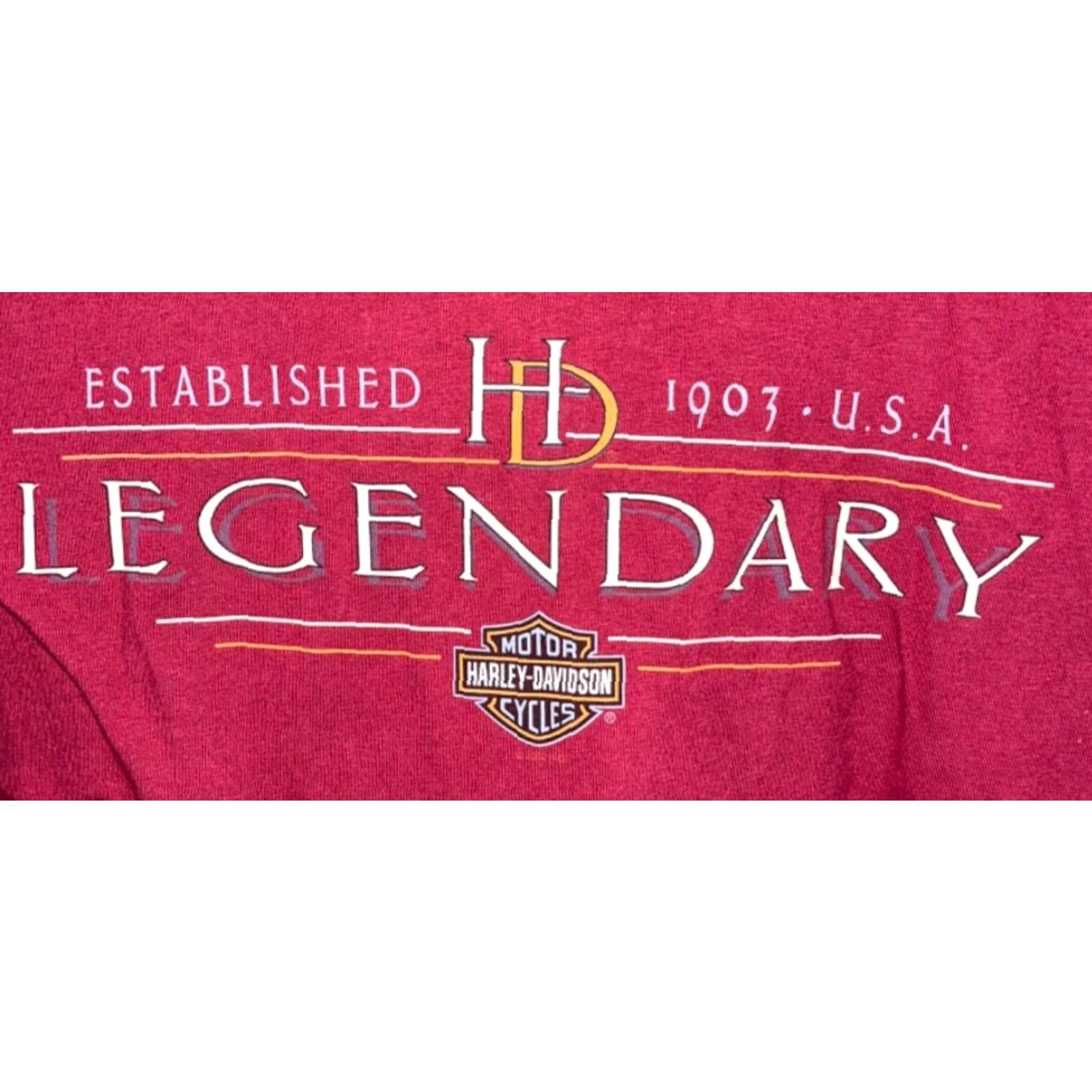 Harley Davidson VINTAGE Harley-Davidson Downtown Seattle USA XL Hanes Beefy-T Biker T Shirt Tee Shirt Tee (Graphic) Size US XL / EU 56 / 4 - 5 Thumbnail