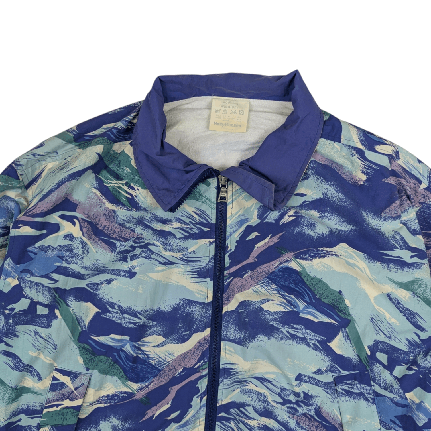Helly Hansen × Vintage Vintage HELLY HANSEN Monogram Full Print Windbreaker Jacket Size US M / EU 48-50 / 2 - 4 Thumbnail
