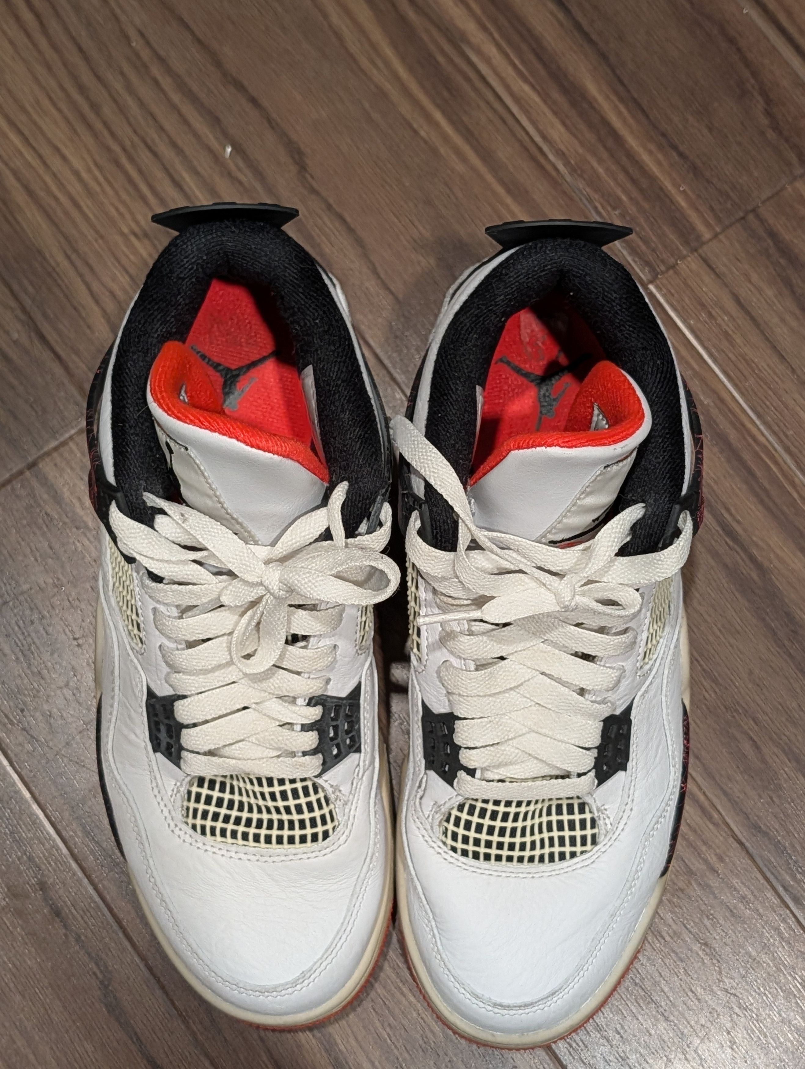 Jordan Brand Air Jordan 4 white and red Size US 8 / EU 41 - 2 Thumbnail