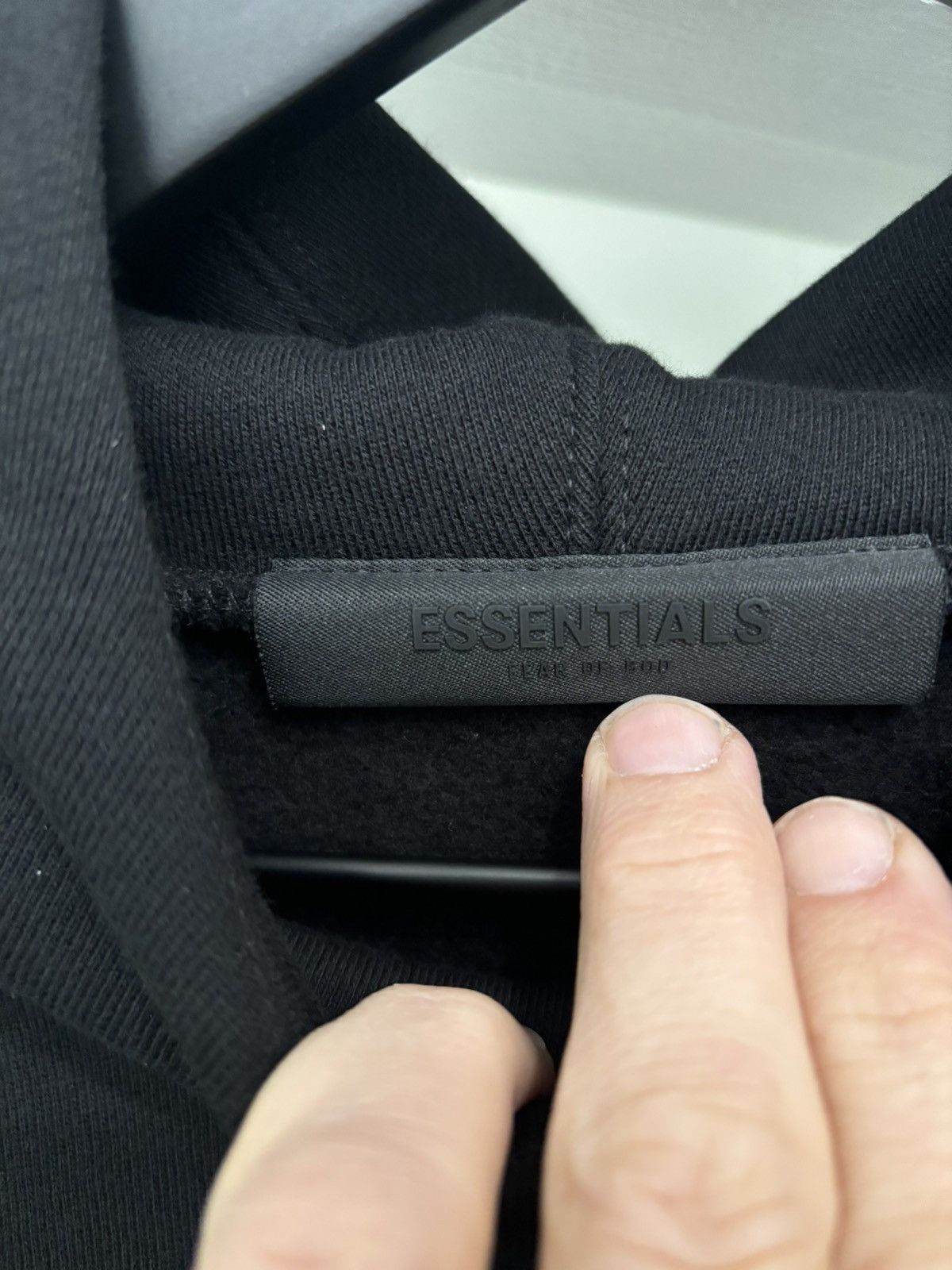 Essentials × FOG × Fear of God FOG Jet Black Hoodie Size US M / EU 48-50 / 2 - 9 Thumbnail