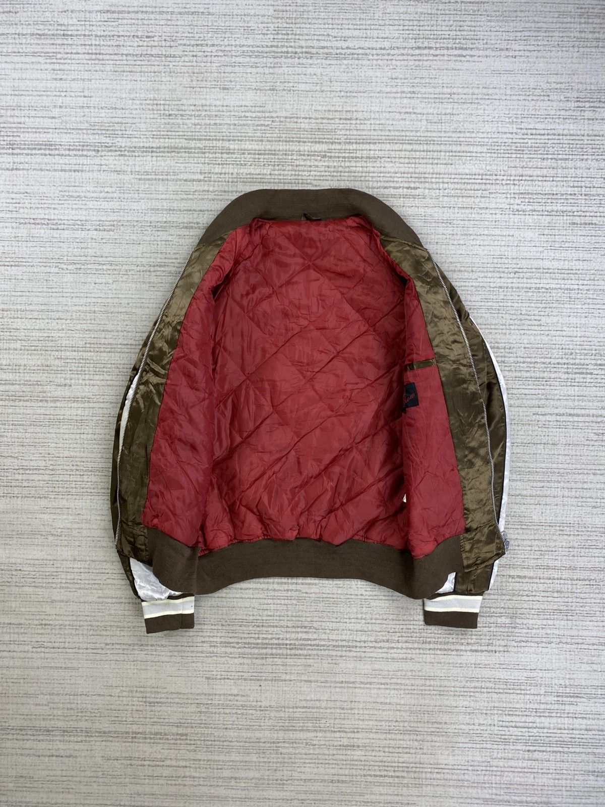 Japanese Brand Vintage ThirdRow Japan Dragon Embroidery Sukajan Jacket #EB5 Size US M / EU 48-50 / 2 - 5 Thumbnail