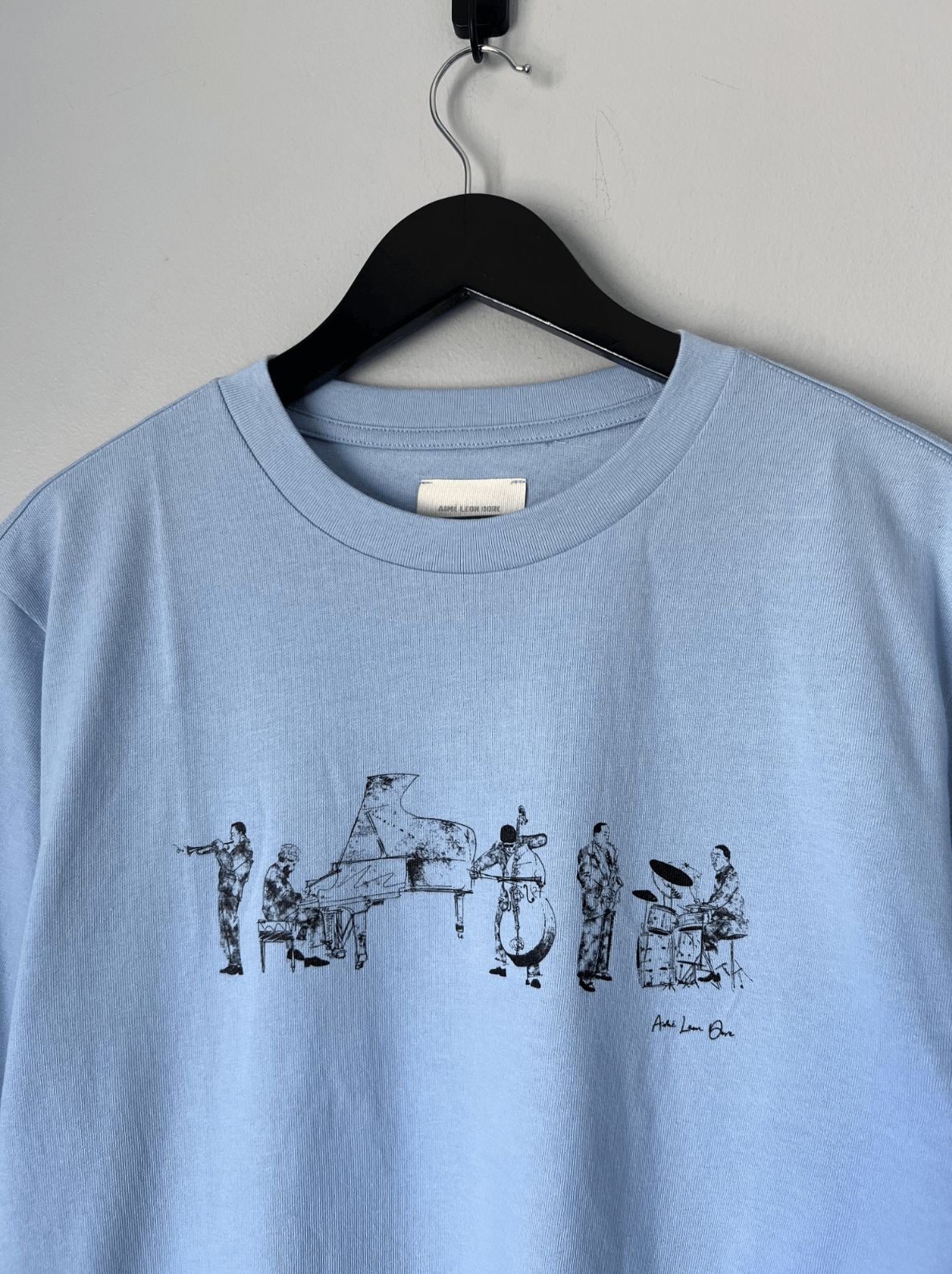 Aime Leon Dore Aime Leon Dore Musician Graphic Tee in Blue Size US XL / EU 56 / 4 - 1 Thumbnail