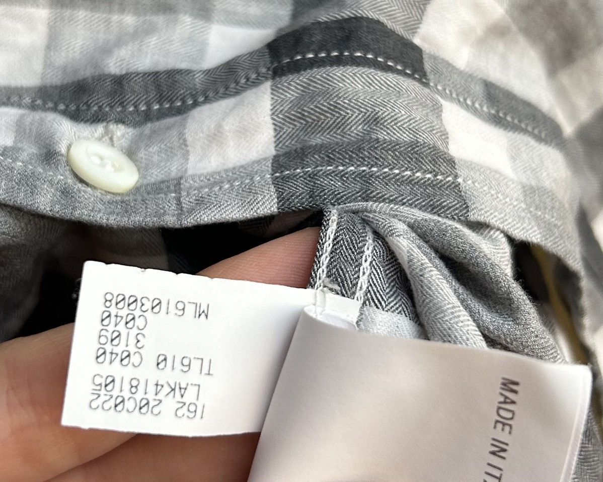 Brunello Cucinelli Brunello Cucinelli Leisure Fit Button Up L/S Check Shirt Size US XL / EU 56 / 4 - 8 Thumbnail
