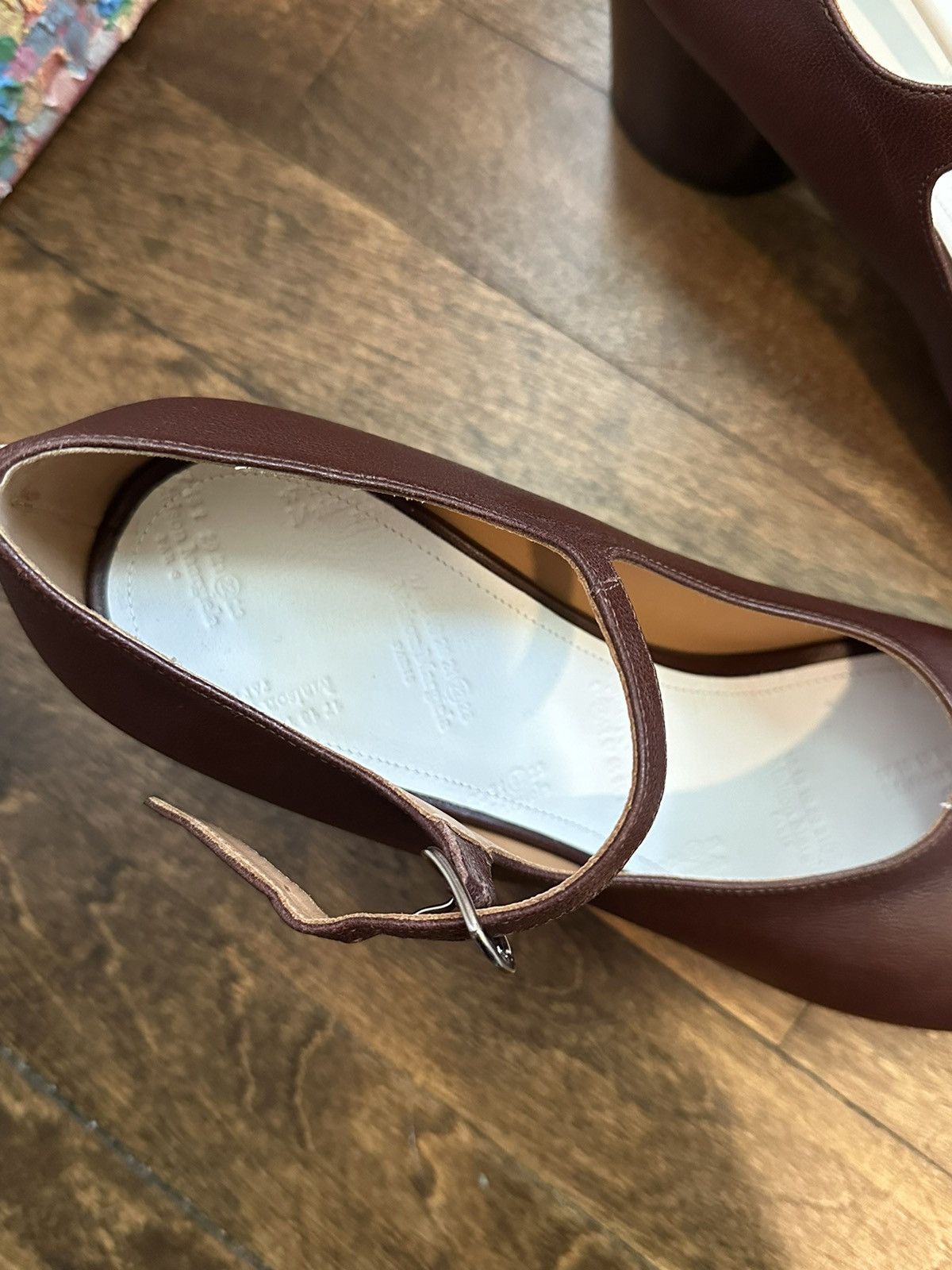 Maison Margiela NIB NWT Maison Martin Margiela Brown Tabi Mary-Jane Heels Size US 7.5 / IT 37.5 - 6 Thumbnail