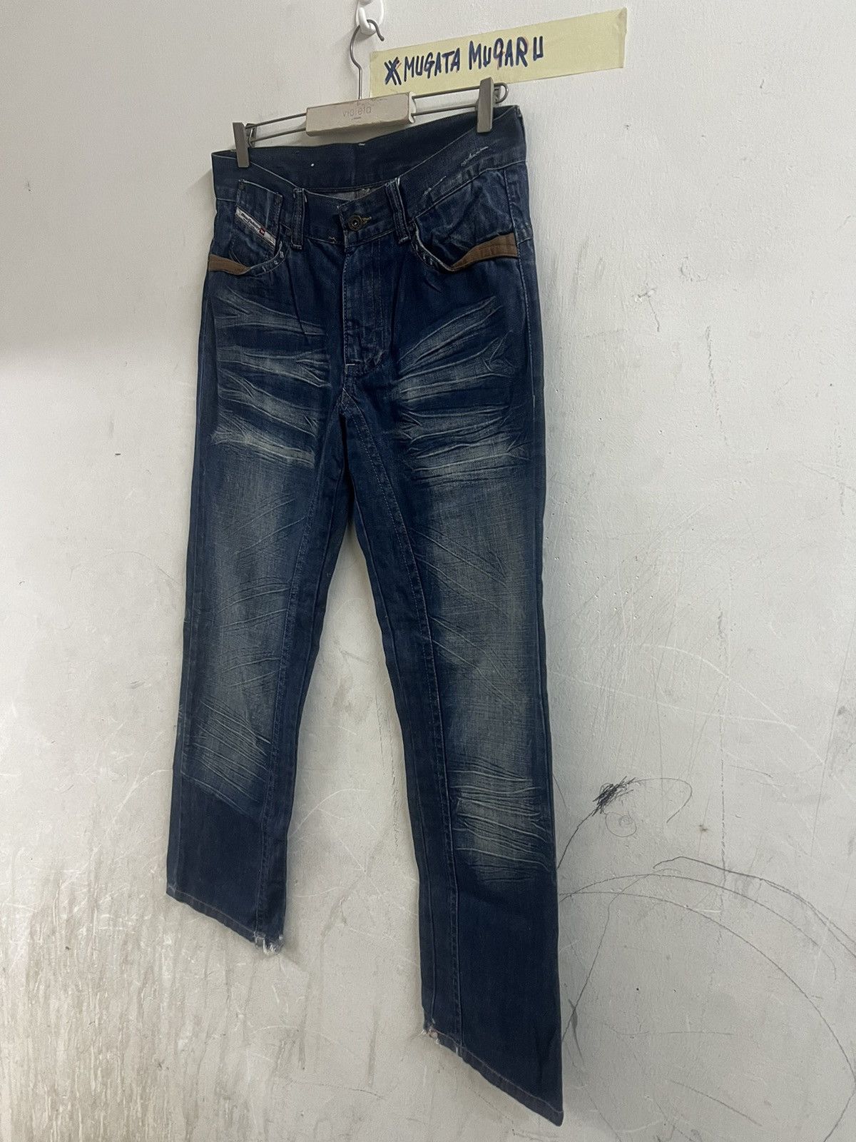 Designer × Diesel LOOSE CUT DIESEL DISTRESSED DENIM PANT Size US 34 / EU 50 - 7 Thumbnail
