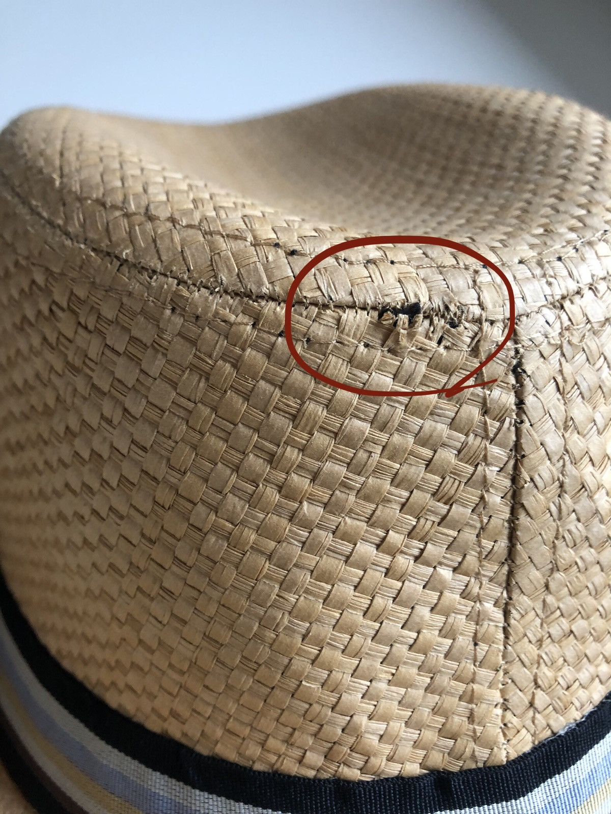 Quicksilver QUICKSILVER (small defect) Chico Straw Hat L/XL Size ONE SIZE - 6 Thumbnail