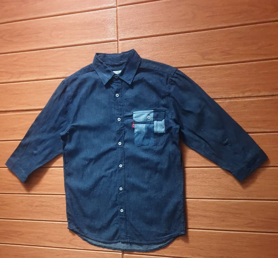 Japanese Brand 💥Glove House patchwork pocket shirt Size US M / EU 48-50 / 2 - 5 Thumbnail