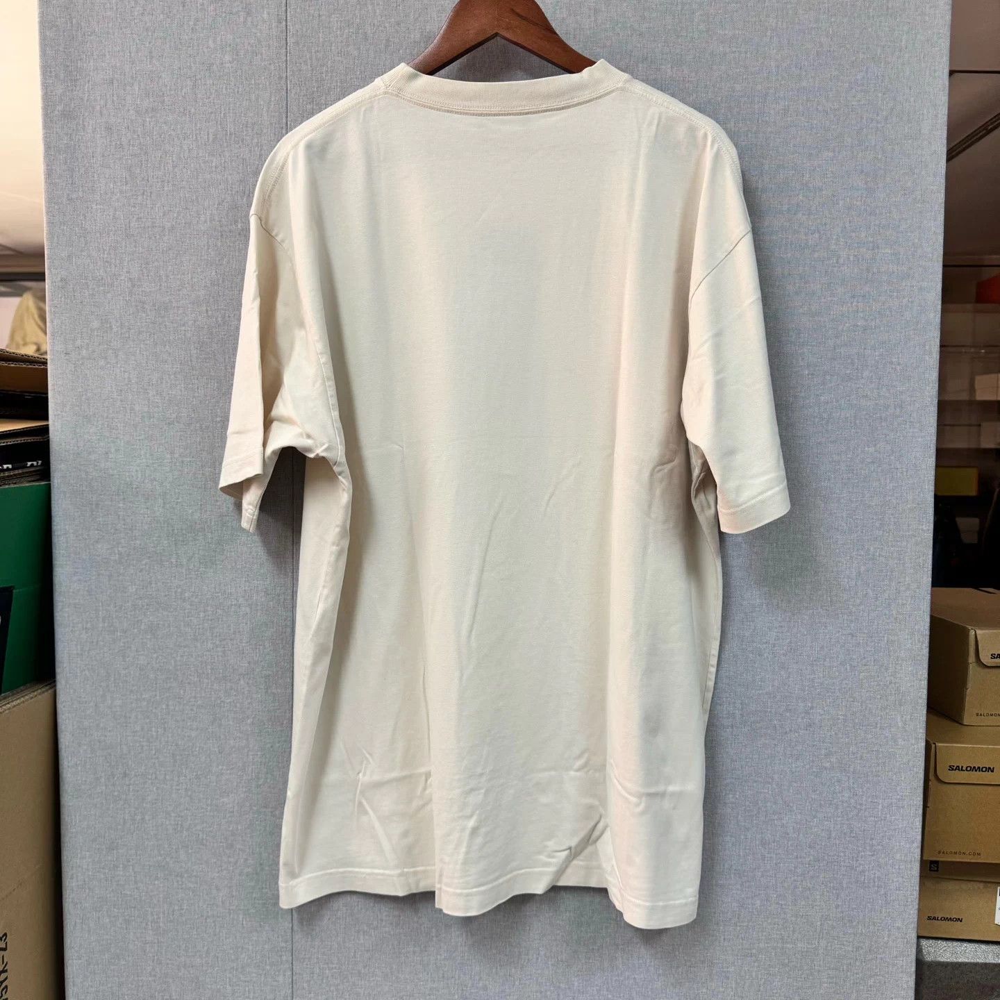 Balenciaga Balenciaga Unity Double Ring Cream S/S Tee S Size US S / EU 44-46 / 1 - 2 Thumbnail