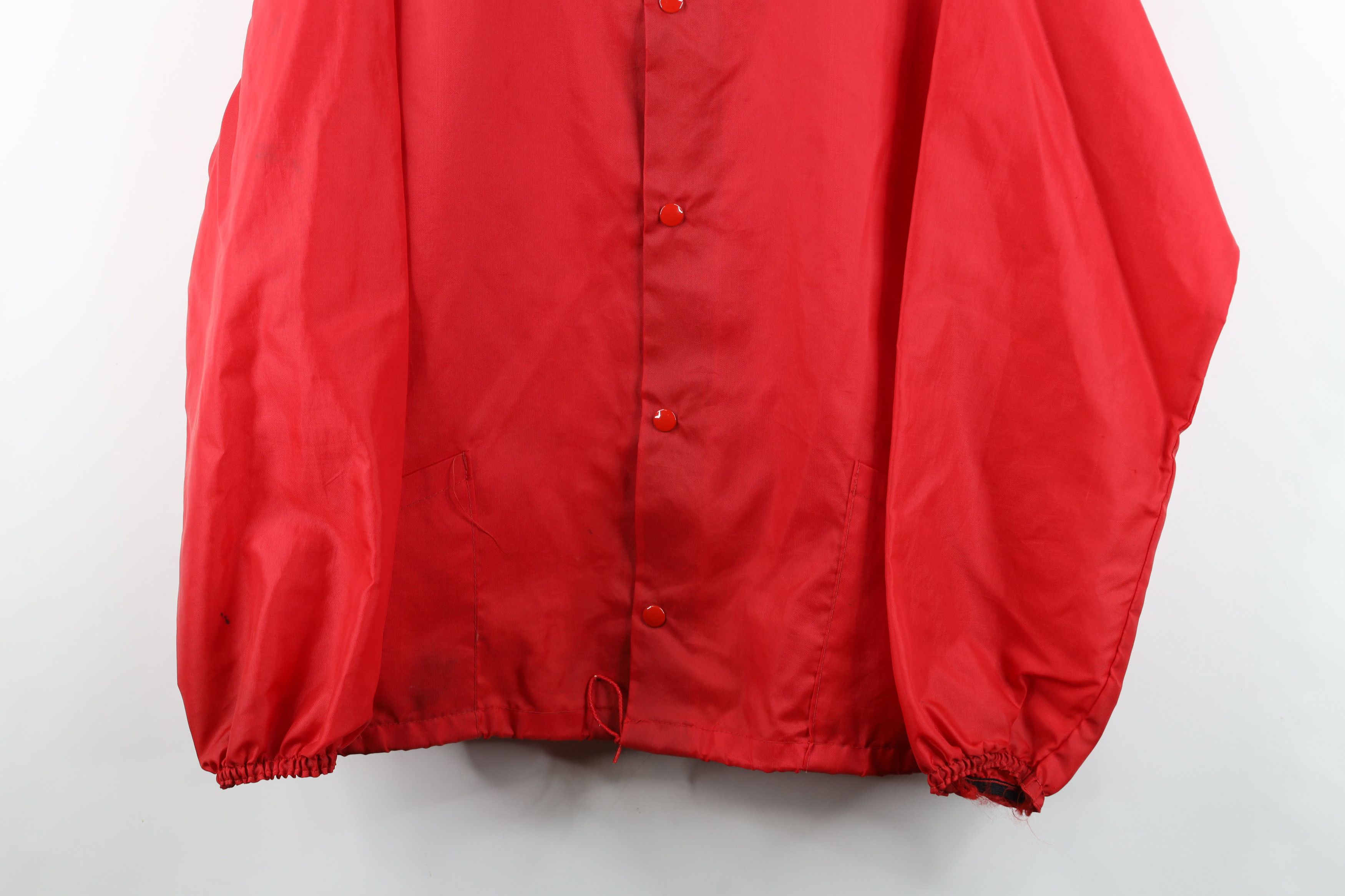 Vintage Vintage 60s 70s Streetwear Coaches Windbreaker Jacket Red Size US XL / EU 56 / 4 - 3 Thumbnail