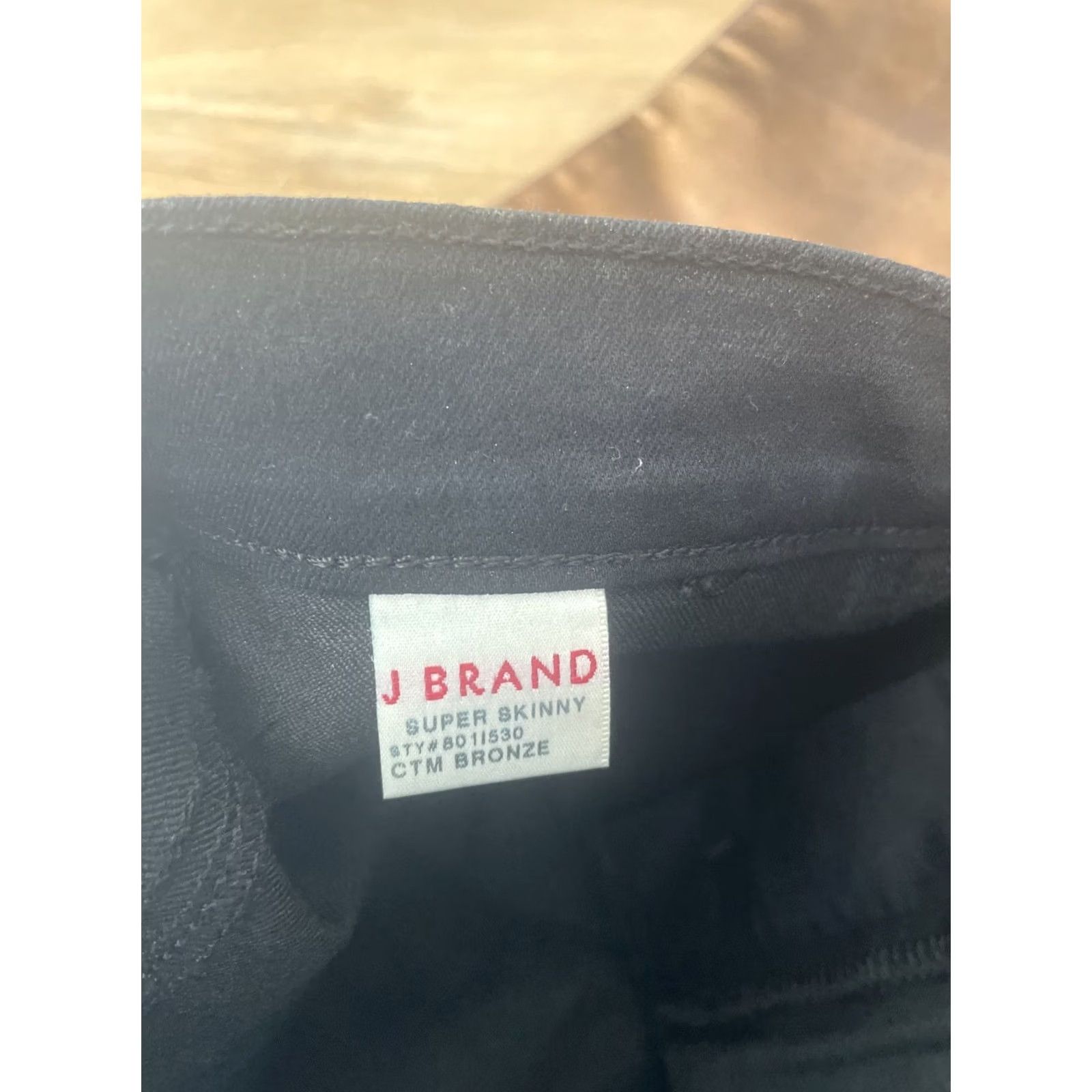 J Brand J Brand Super Skinny Bronze Coated Jeans Women 28 Regular Rise 30x30 Denim Zip Pockets Ankle Rock USA Y2K Breakin’/ Metallic Style Size 28" / US 6 / IT 42 - 7 Thumbnail