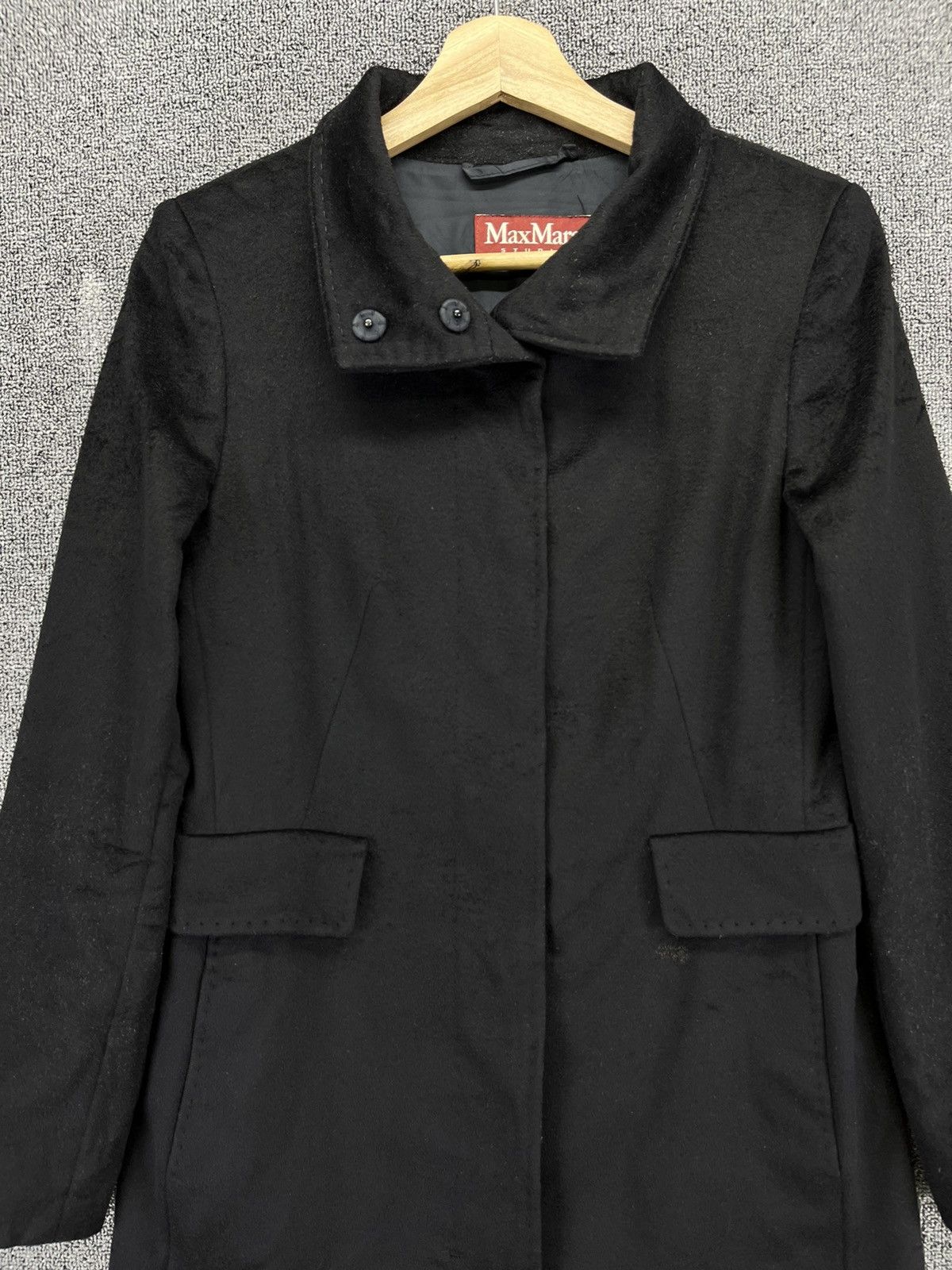 Max Mara Vintage Max Mara Studio Wool Jacket Size XS / US 0-2 / IT 36-38 - 5 Thumbnail
