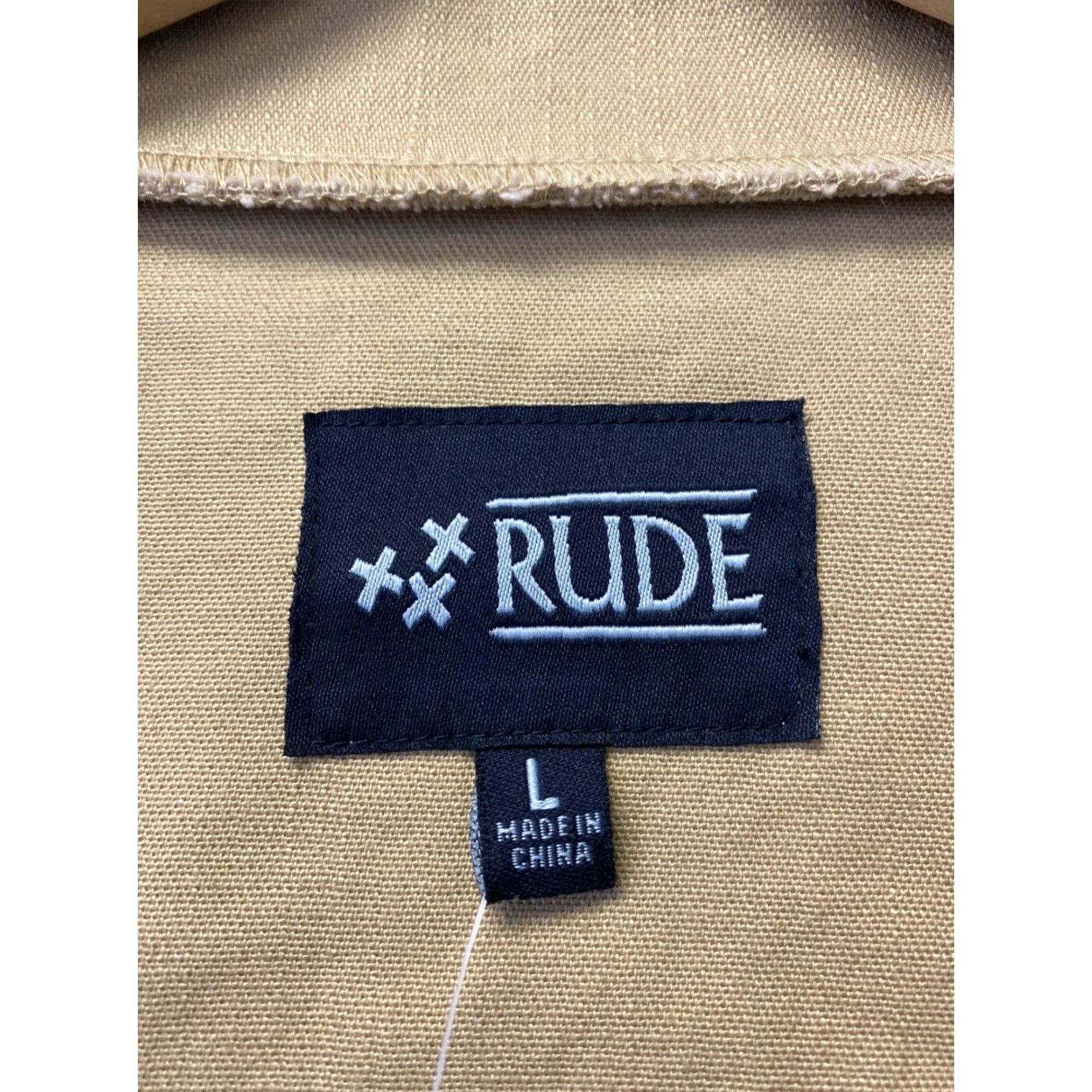 Vintage VINTAGE XXX Rude Jacket Womens Large Gold Cropped Denim Trucker NWT /0325 Size L / US 10 / IT 46 - 5 Thumbnail