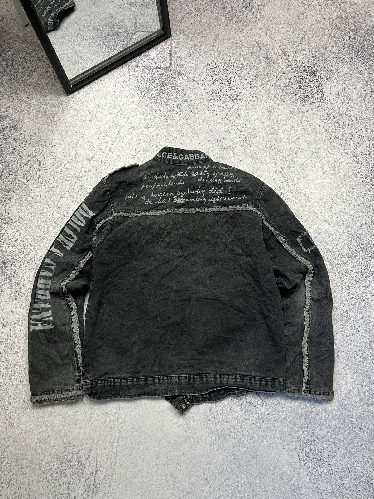 Japanese Brand Vintage Crazy Zip Avantgarde Y2k Distressed Denim Jacket Size US S / EU 44-46 / 1 - 9 Thumbnail