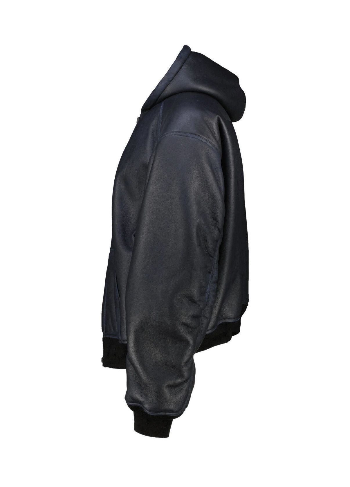 Balenciaga BNWT Balenciaga Leather Shearling Hooded Jacket Size US M / EU 48-50 / 2 - 3 Thumbnail