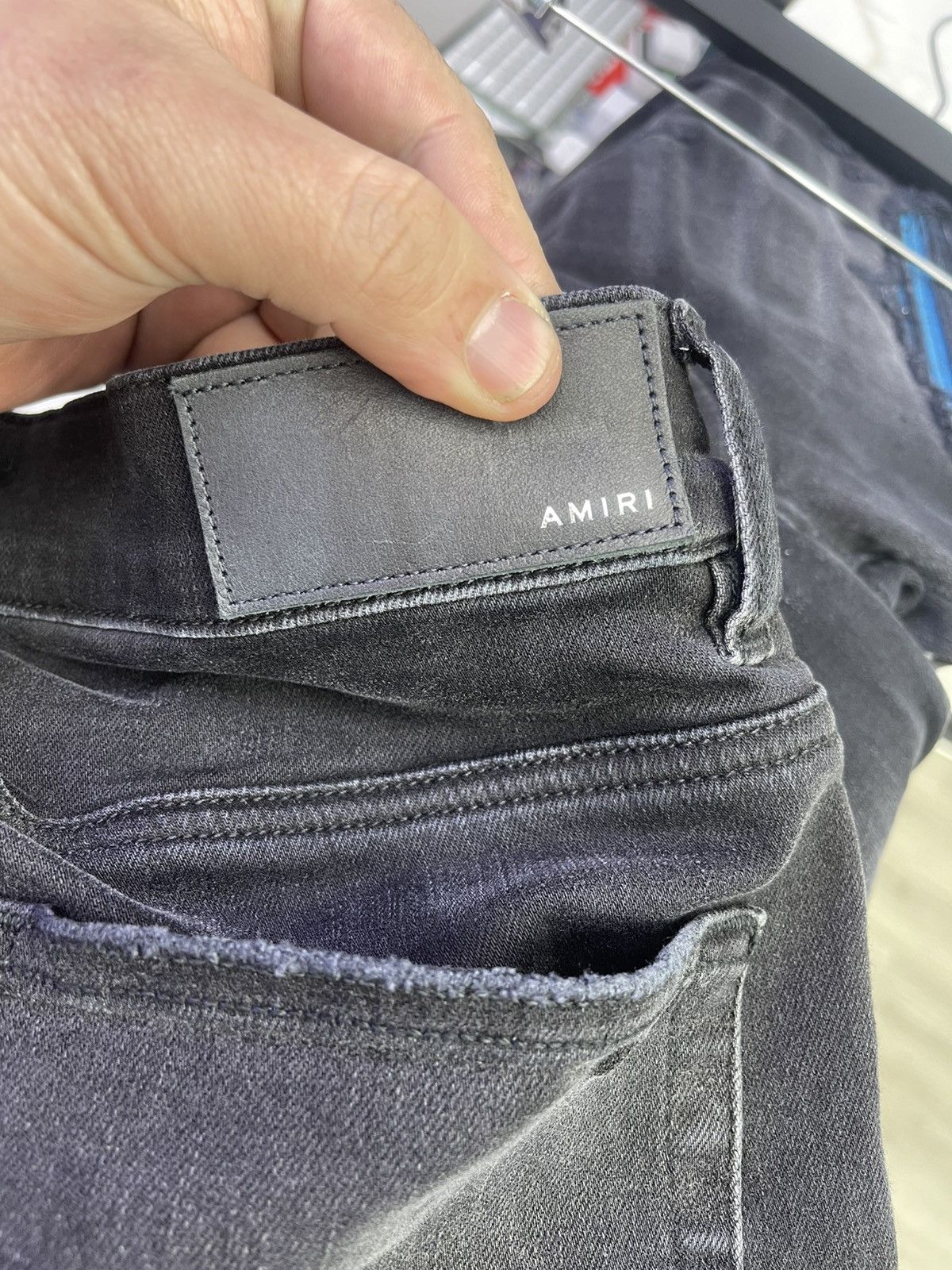 Amiri Amiri Mx1 Black/white jean Size US 32 / EU 48 - 6 Thumbnail