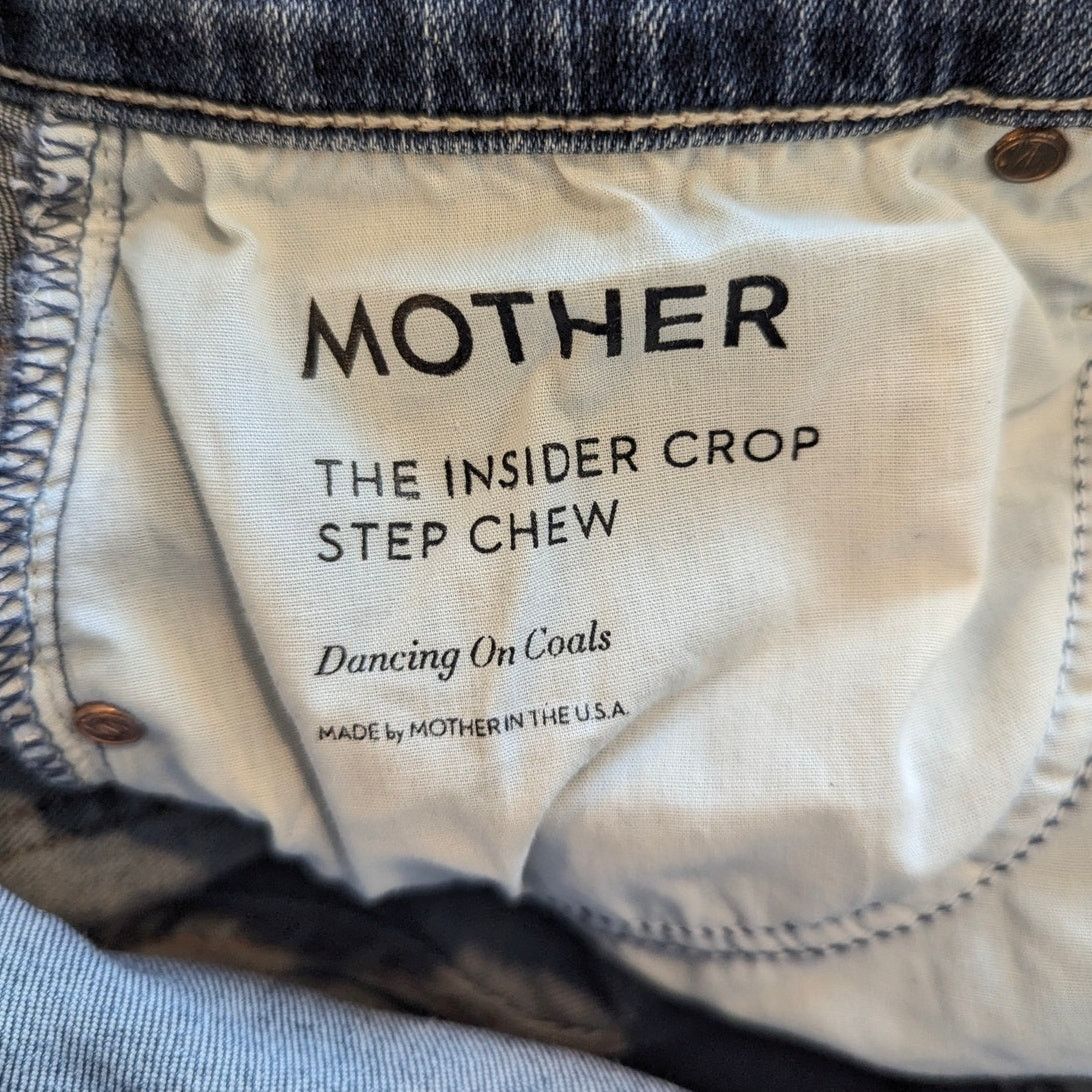 MOTHER Mother The Insider Crop Step Chew Dancing on Coals Size 26 Size 26" / US 2 / IT 38 - 9 Thumbnail