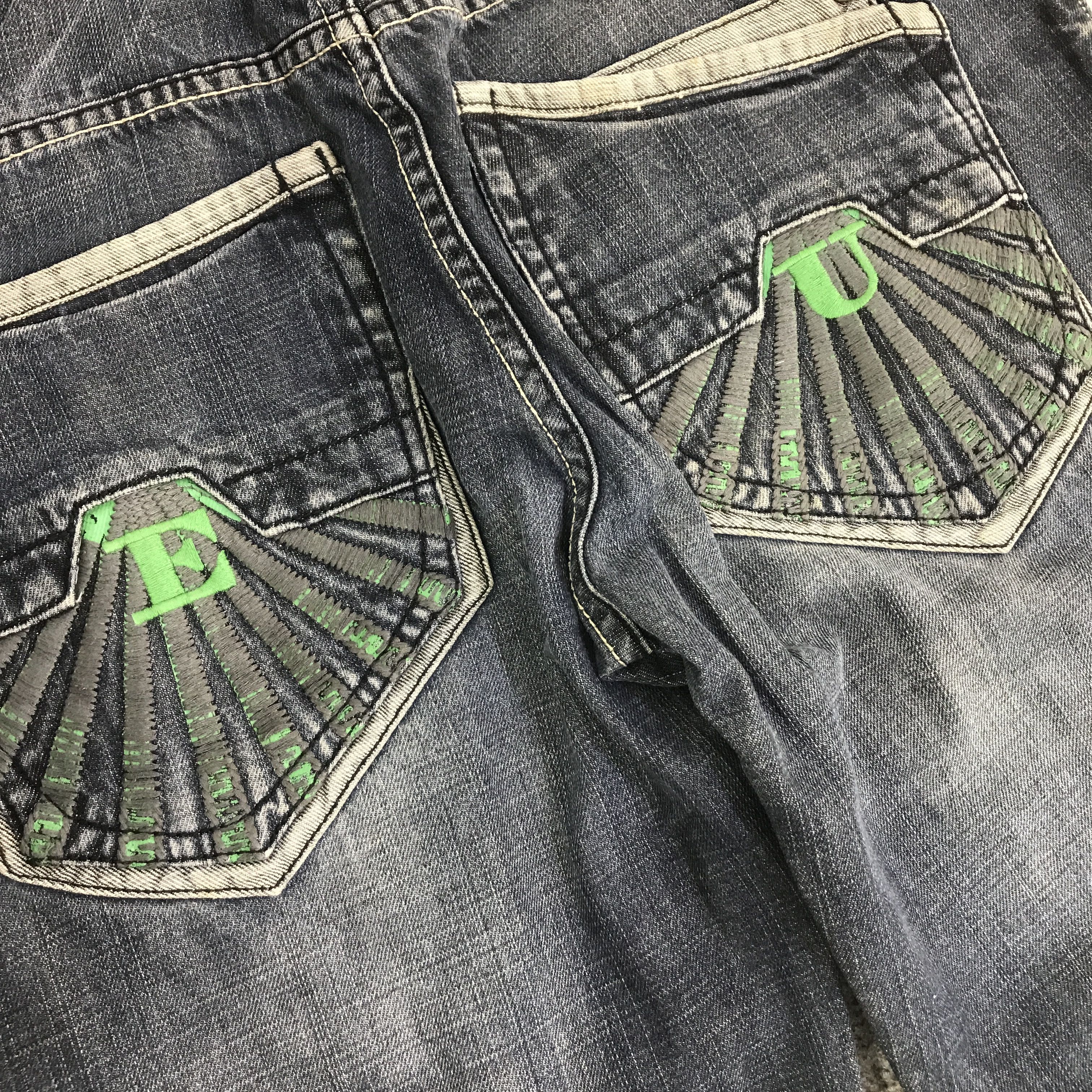 Ecko Unltd. BAGGY ECKO UNLTD DISTRESSED DENIM K118B18 Size US 32 / EU 48 - 7 Thumbnail