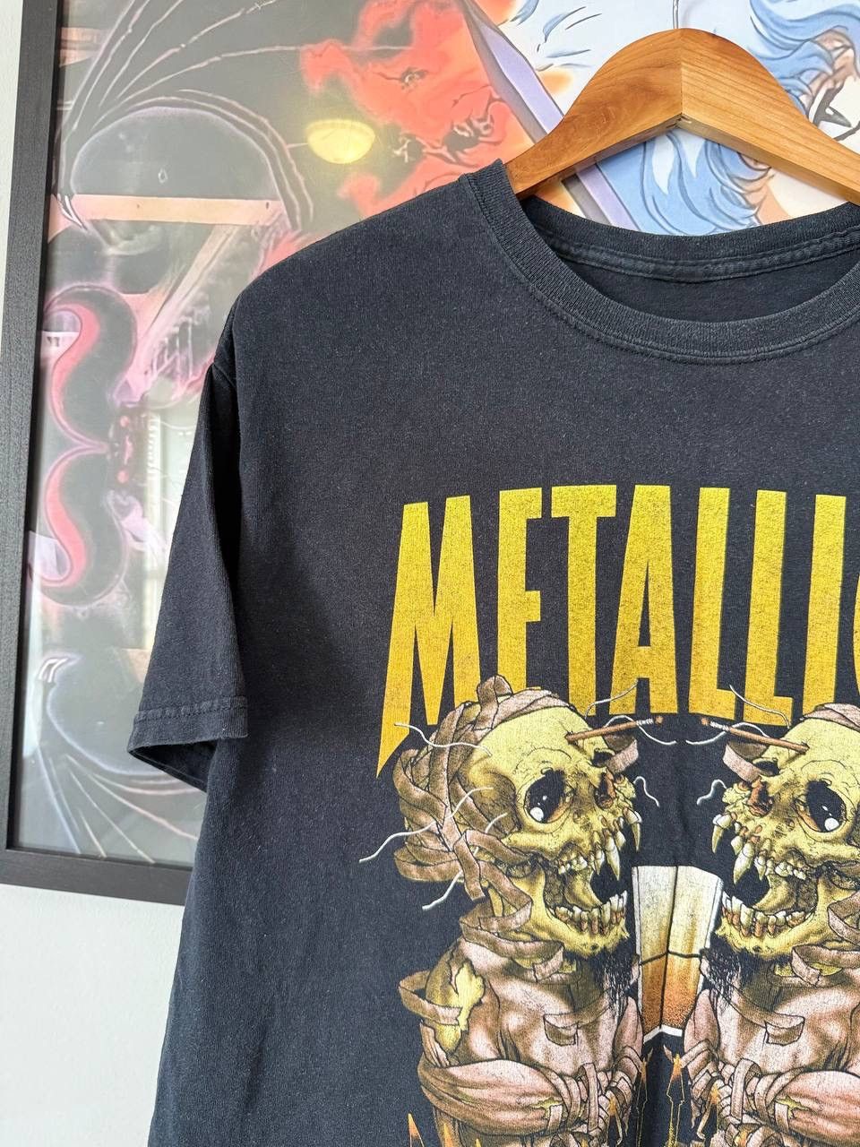 Metallica Vintage Metallica Fan Shirt – Skull Graphic Tee Size US XL / EU 56 / 4 - 3 Thumbnail